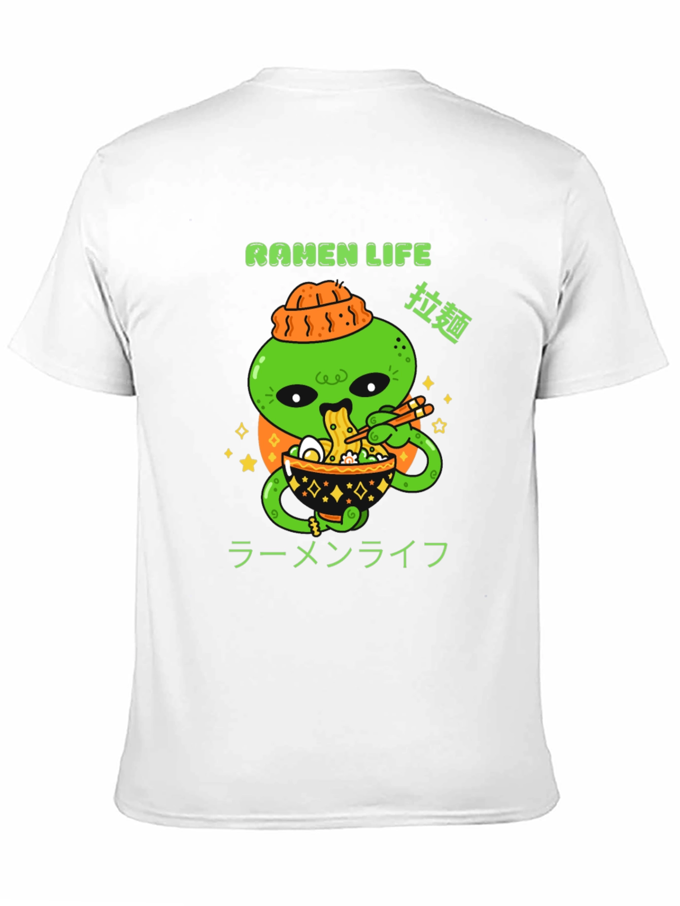 Ramen Life Graphic Tee - Alien Noodles