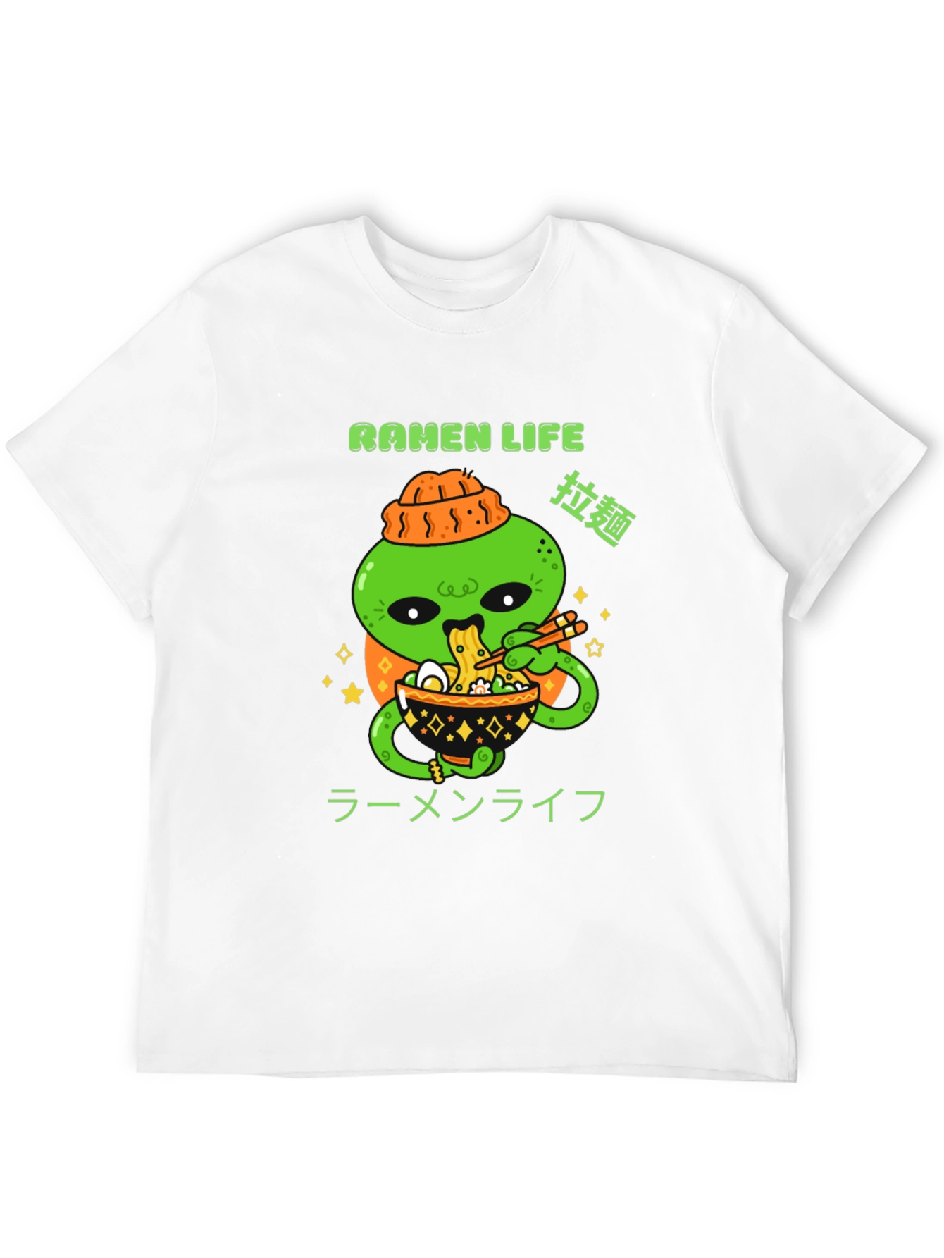 Ramen Life Graphic Tee - Alien Noodles