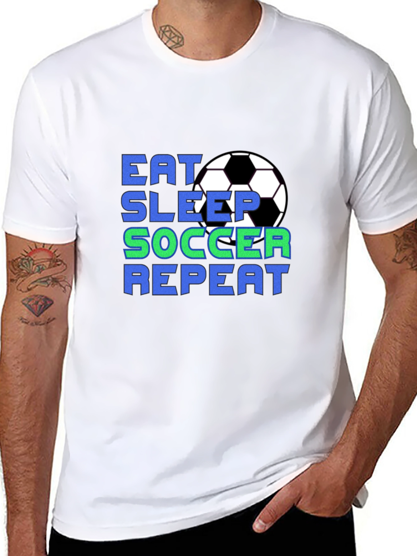 Eat Sleep Soccer Repeat T-Shirt