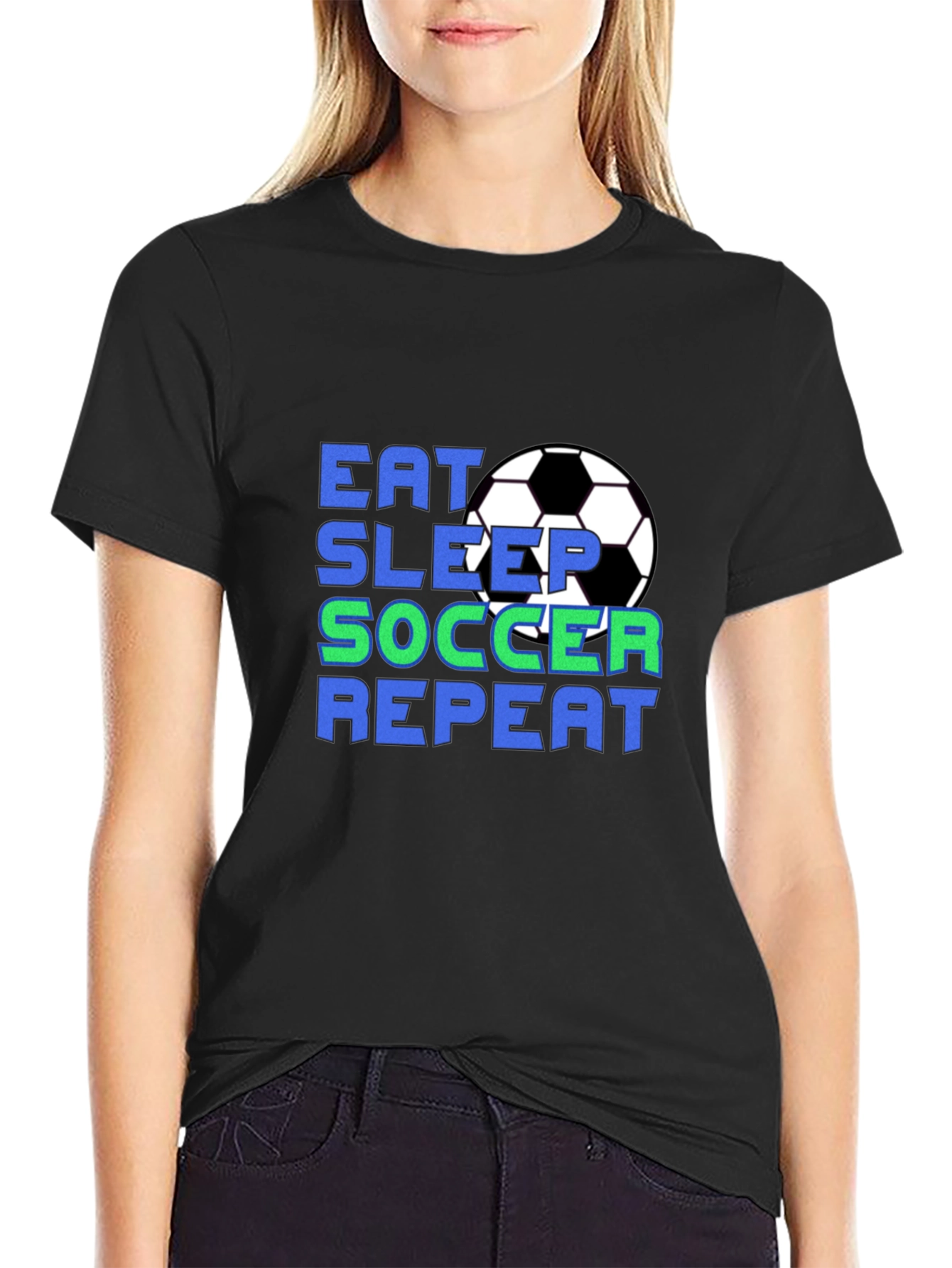Eat Sleep Soccer Repeat T-Shirt