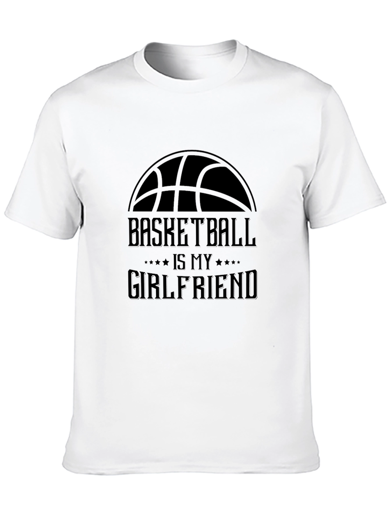 Basketball is My Girlfriend Black T-Shirt