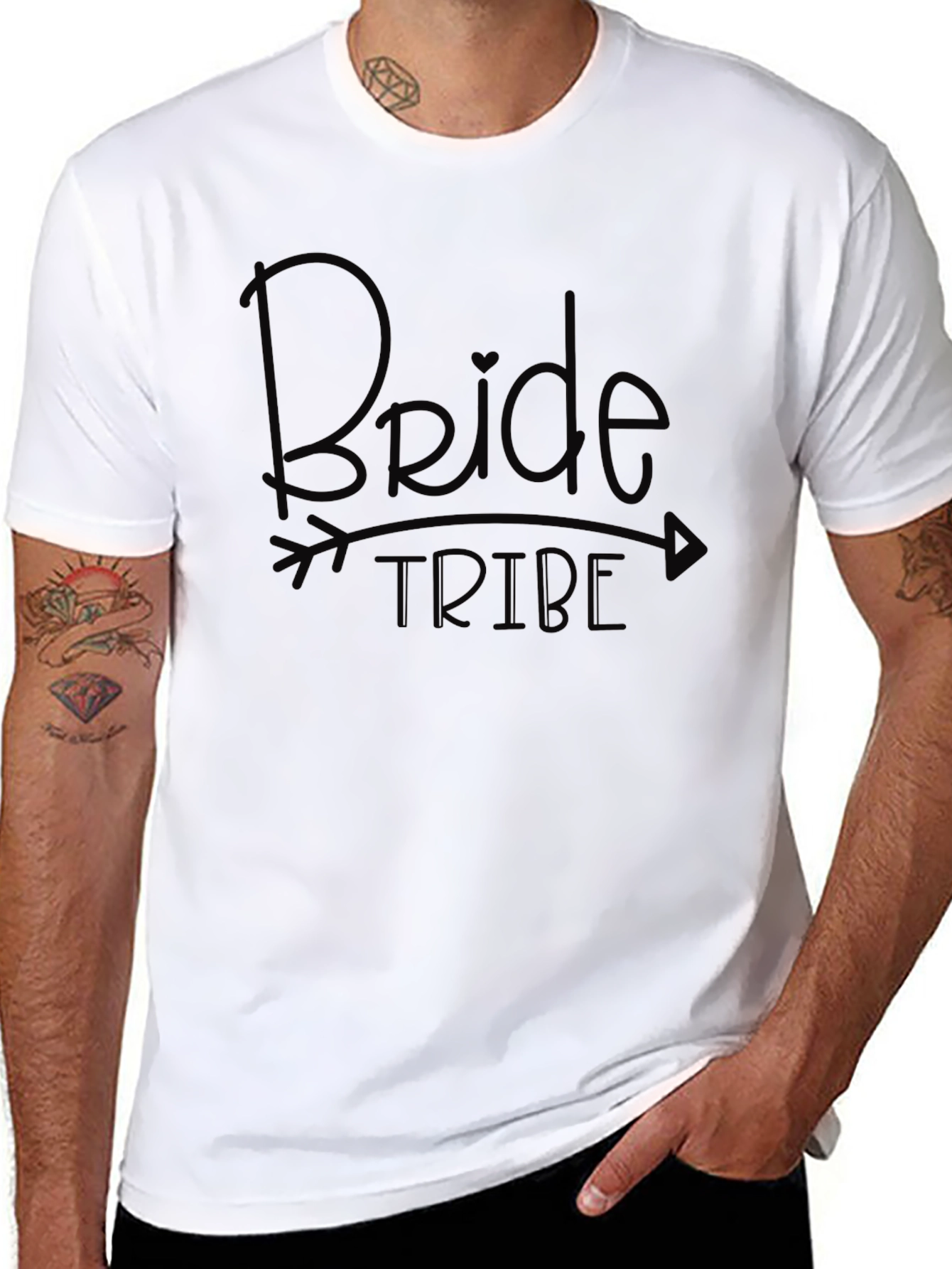 Bride Tribe Black T-Shirt