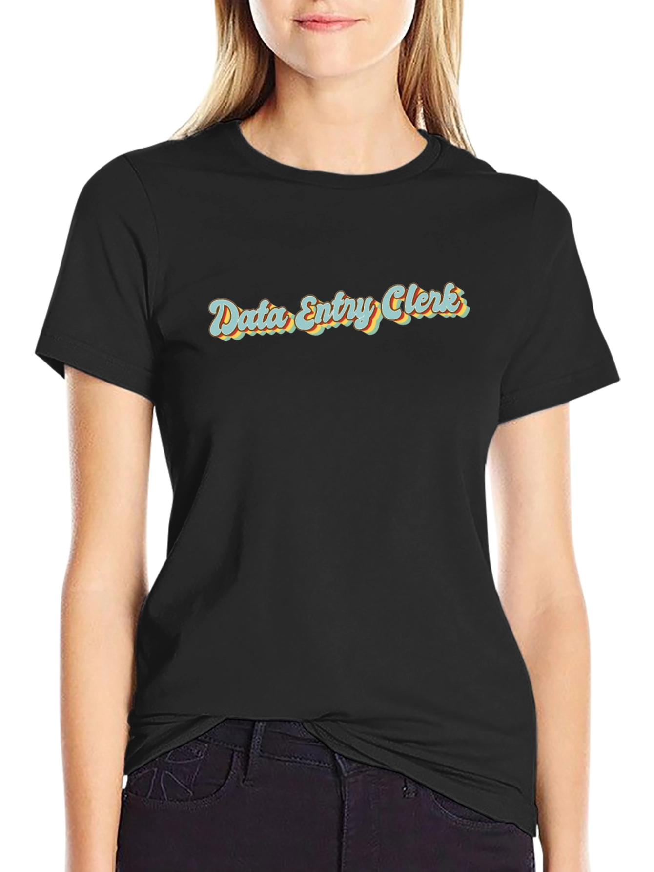 Data Entry Clerk Graphic Tee - Soft Cotton Blend