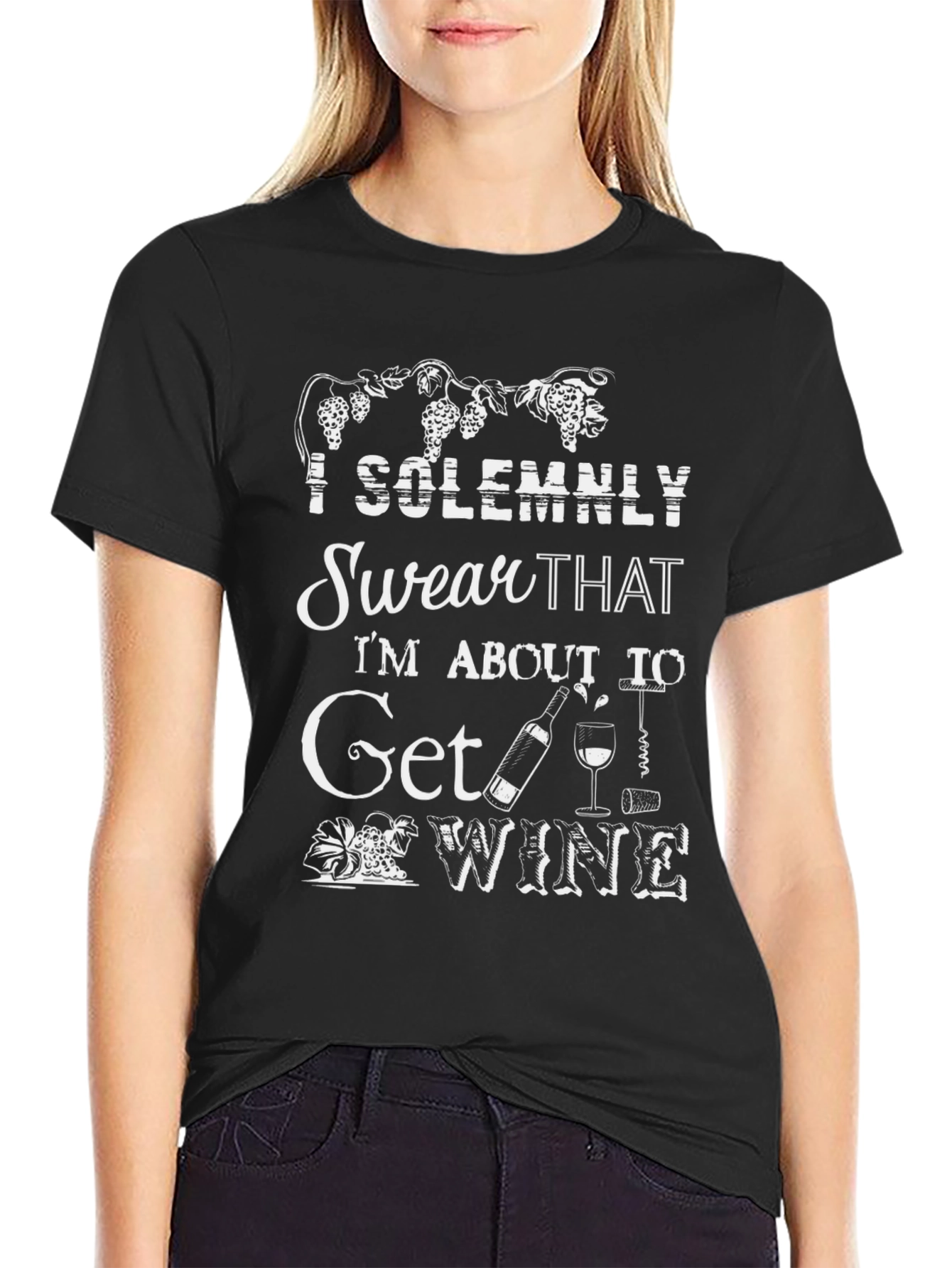 I Solemnly Swear Wine T-Shirt