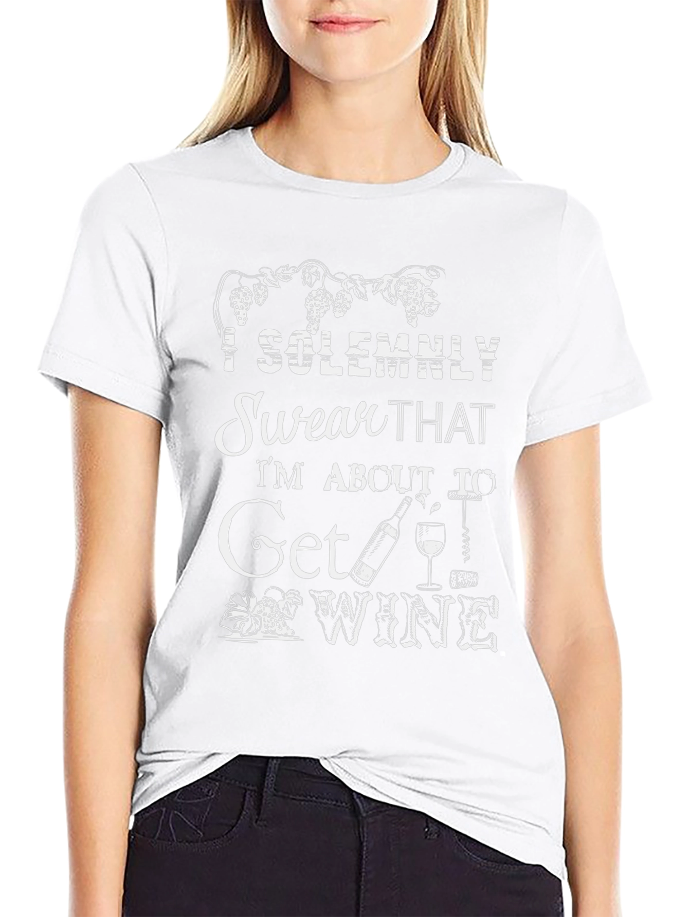 I Solemnly Swear Wine T-Shirt