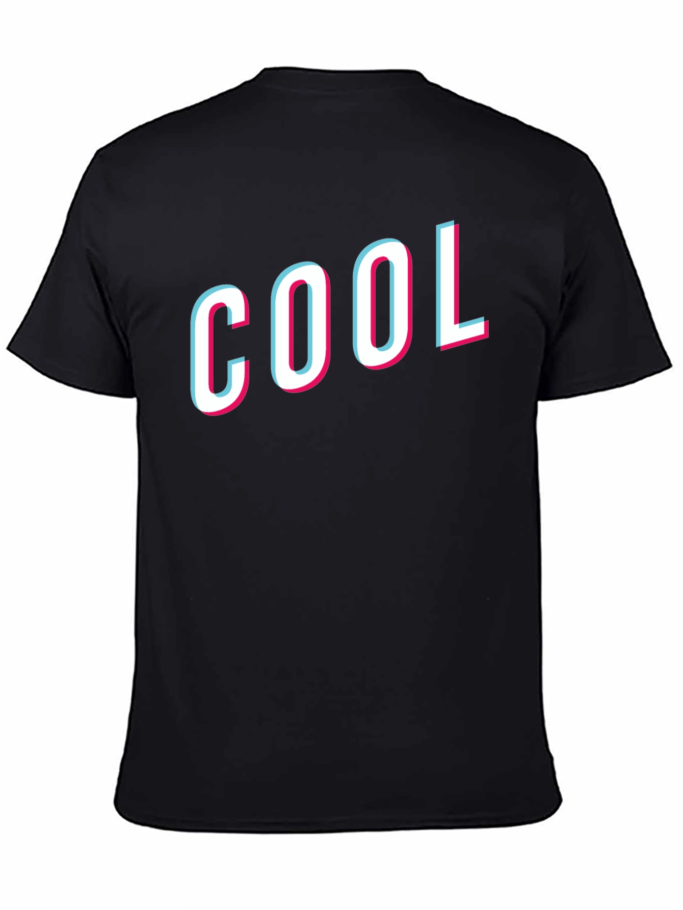 COOL Graphic T-Shirt - Black Cotton Blend Tee