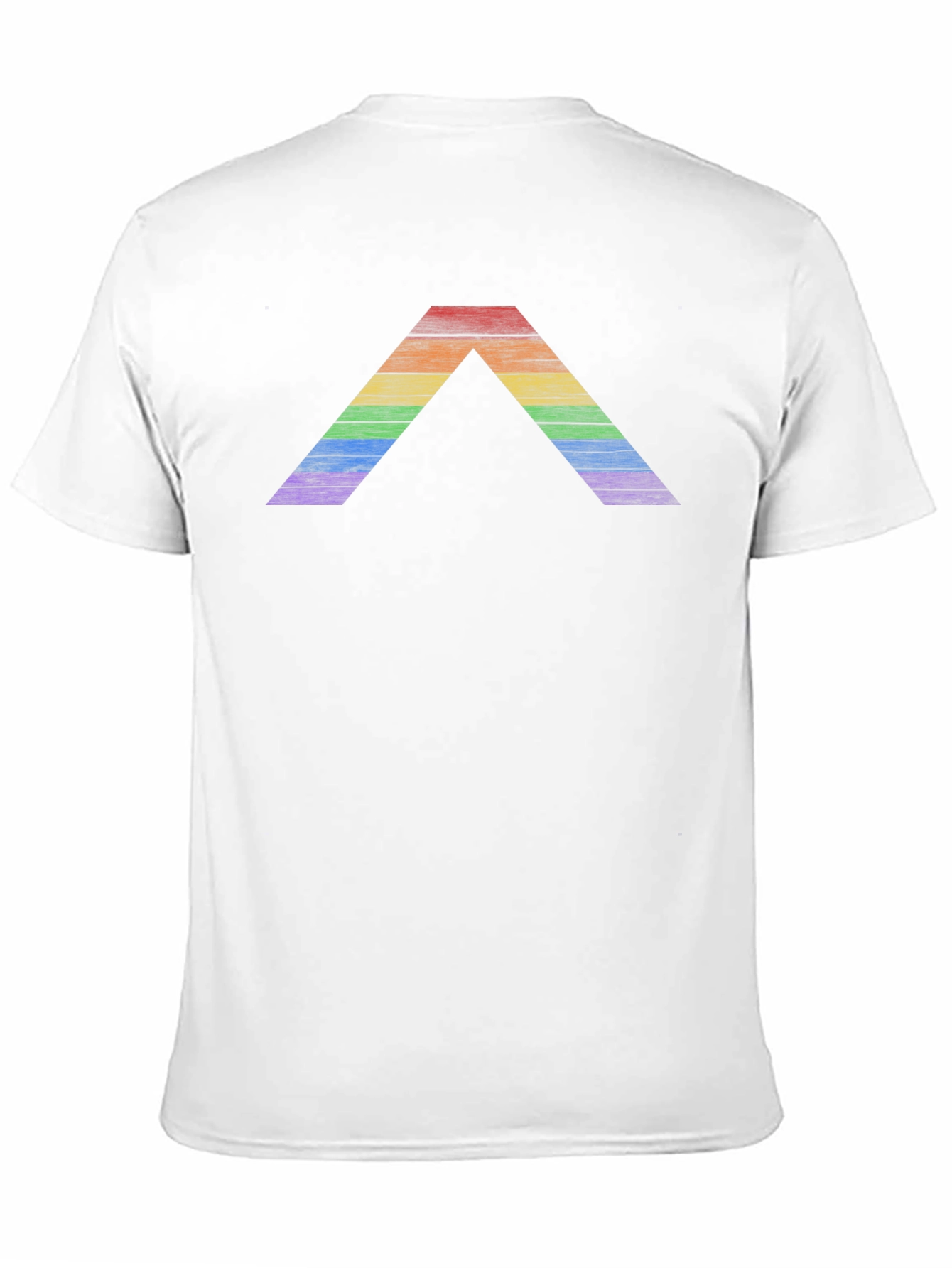 Rainbow Pride Chevron T-Shirt - Classic Black Tee