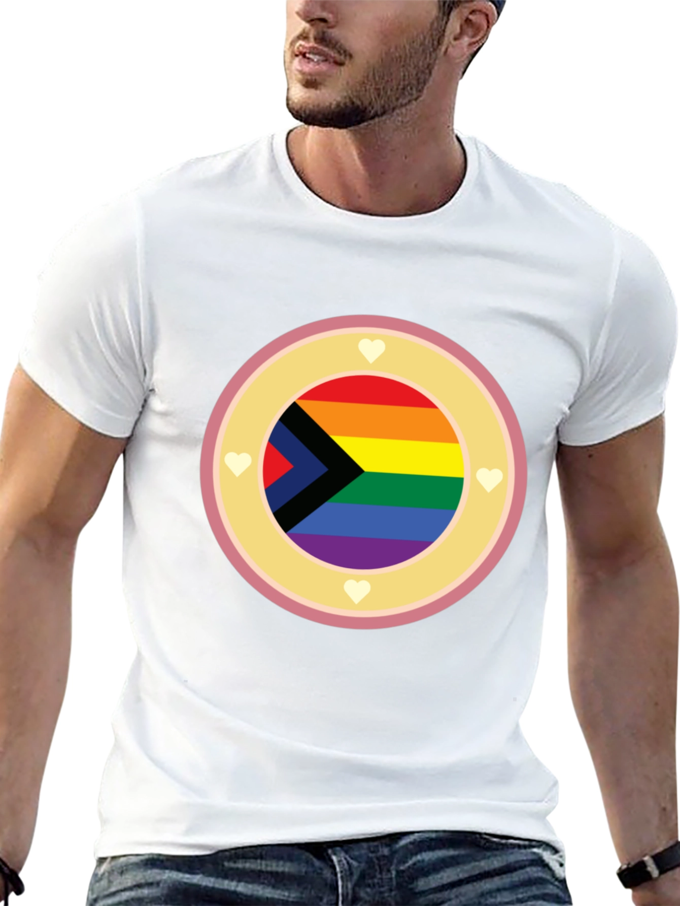 Pride Progress Flag Graphic Tee
