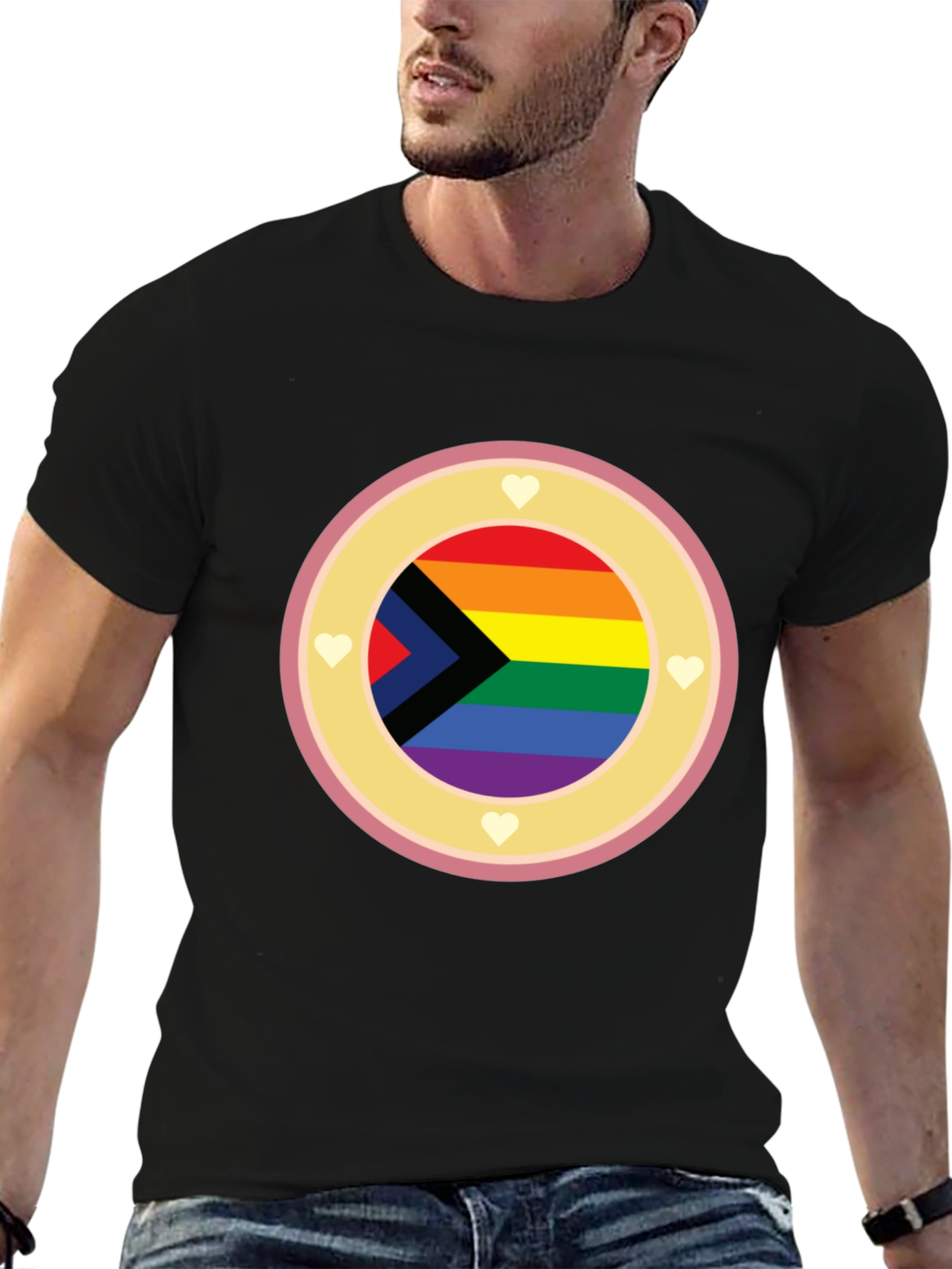 Pride Progress Flag Graphic Tee