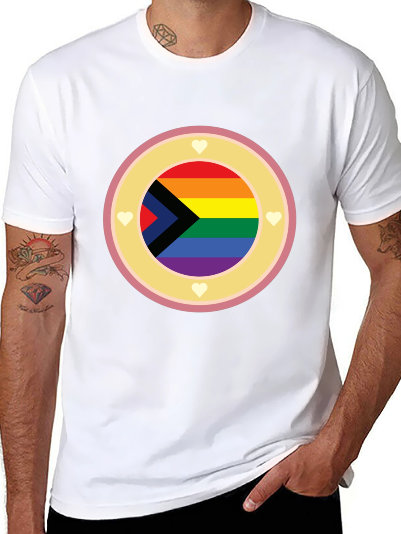 Pride Progress Flag Graphic Tee