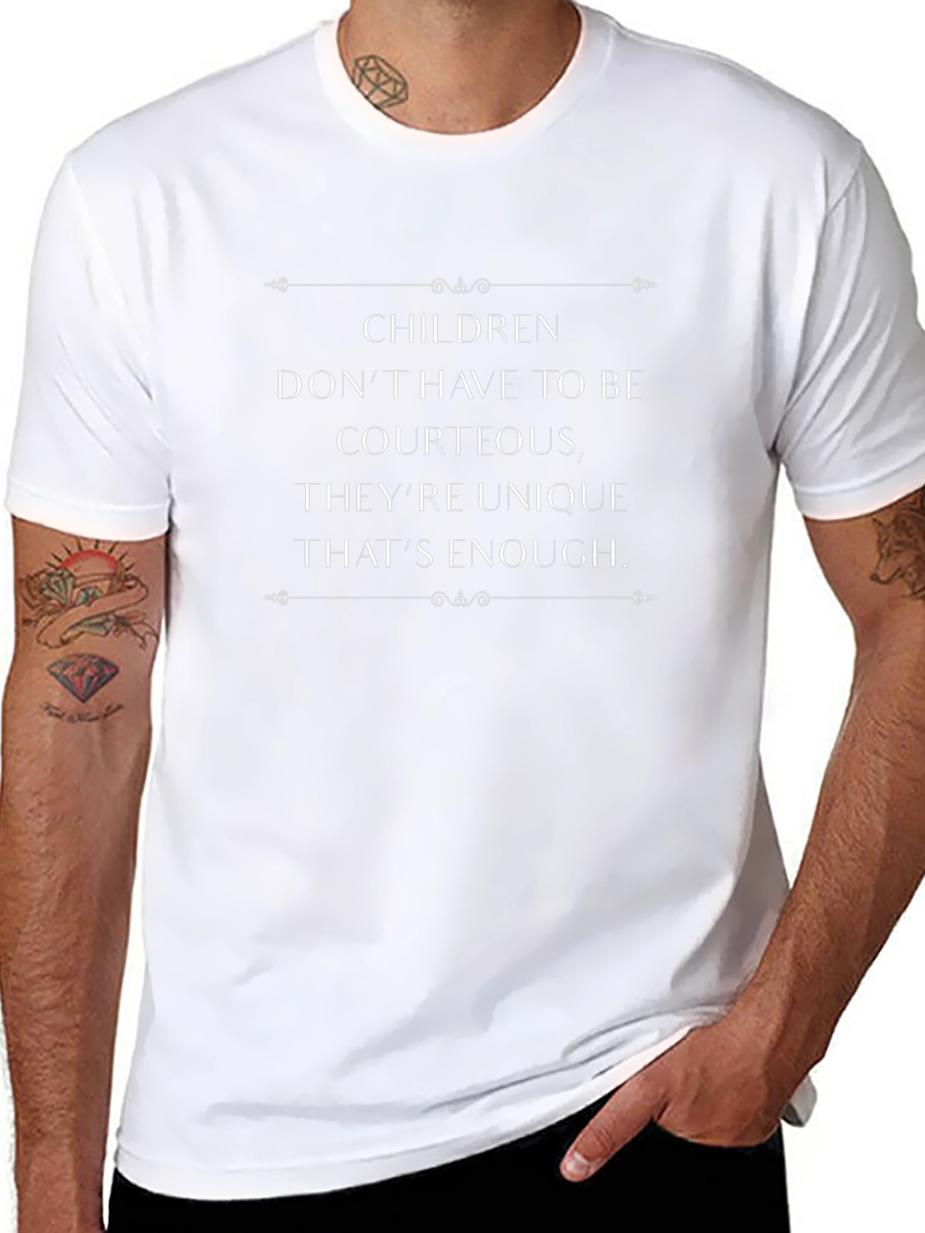 Unique Childrens Tee: Theyre Unique Thats Enough