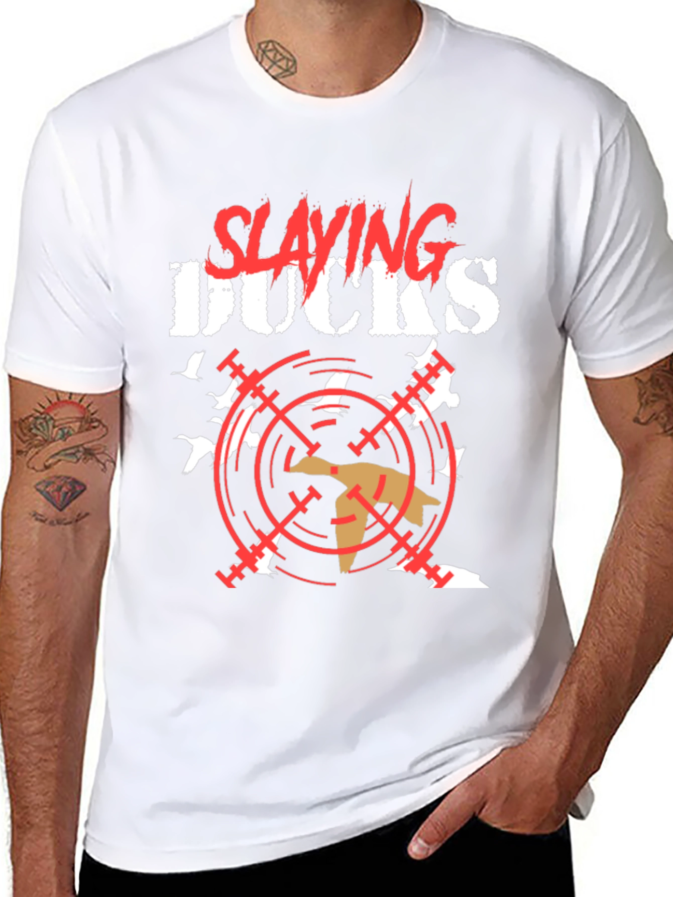 Slaying Ducks Hunting T-Shirt
