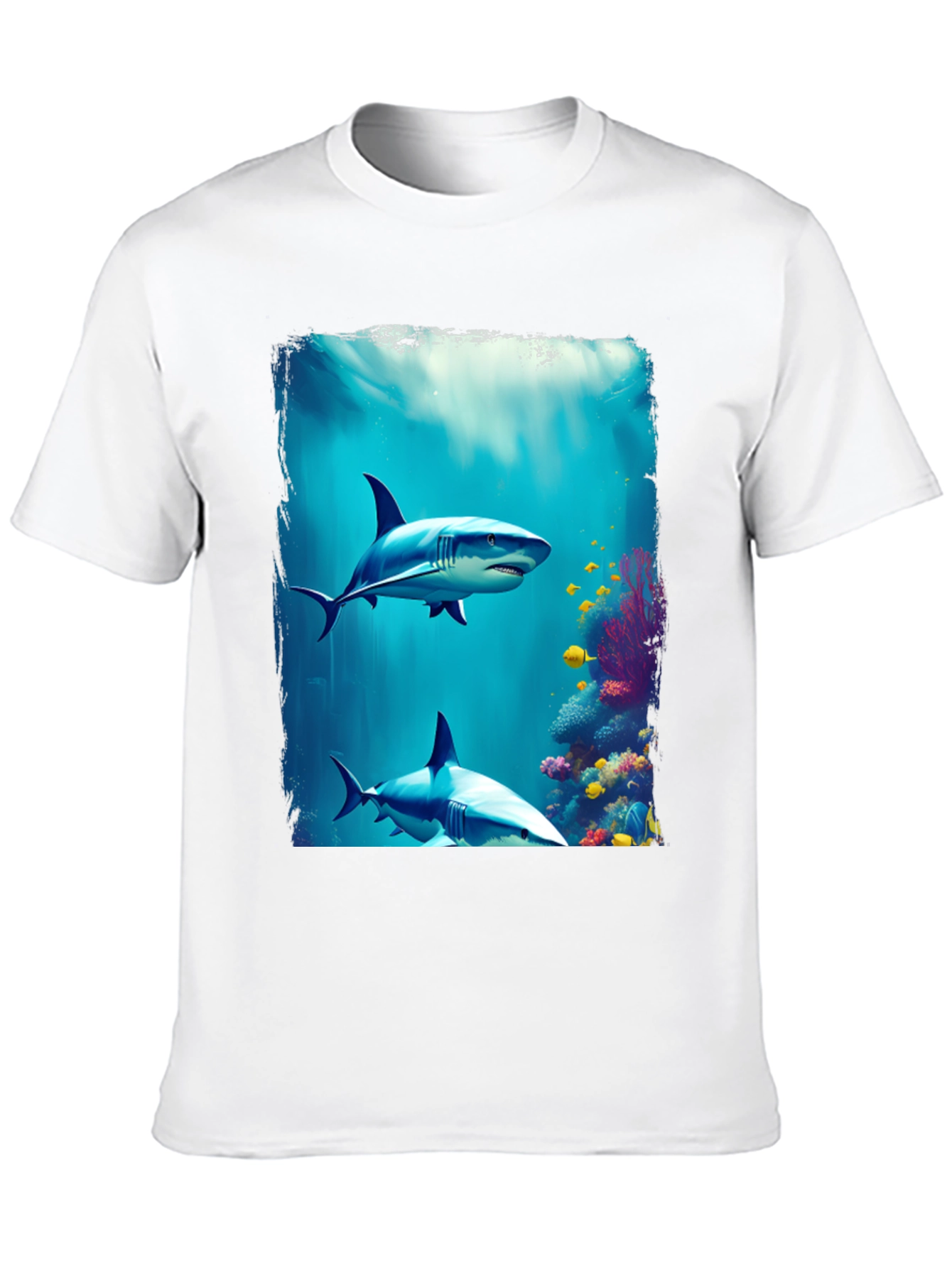 Shark Reef Graphic Tee - Ocean Life T-Shirt