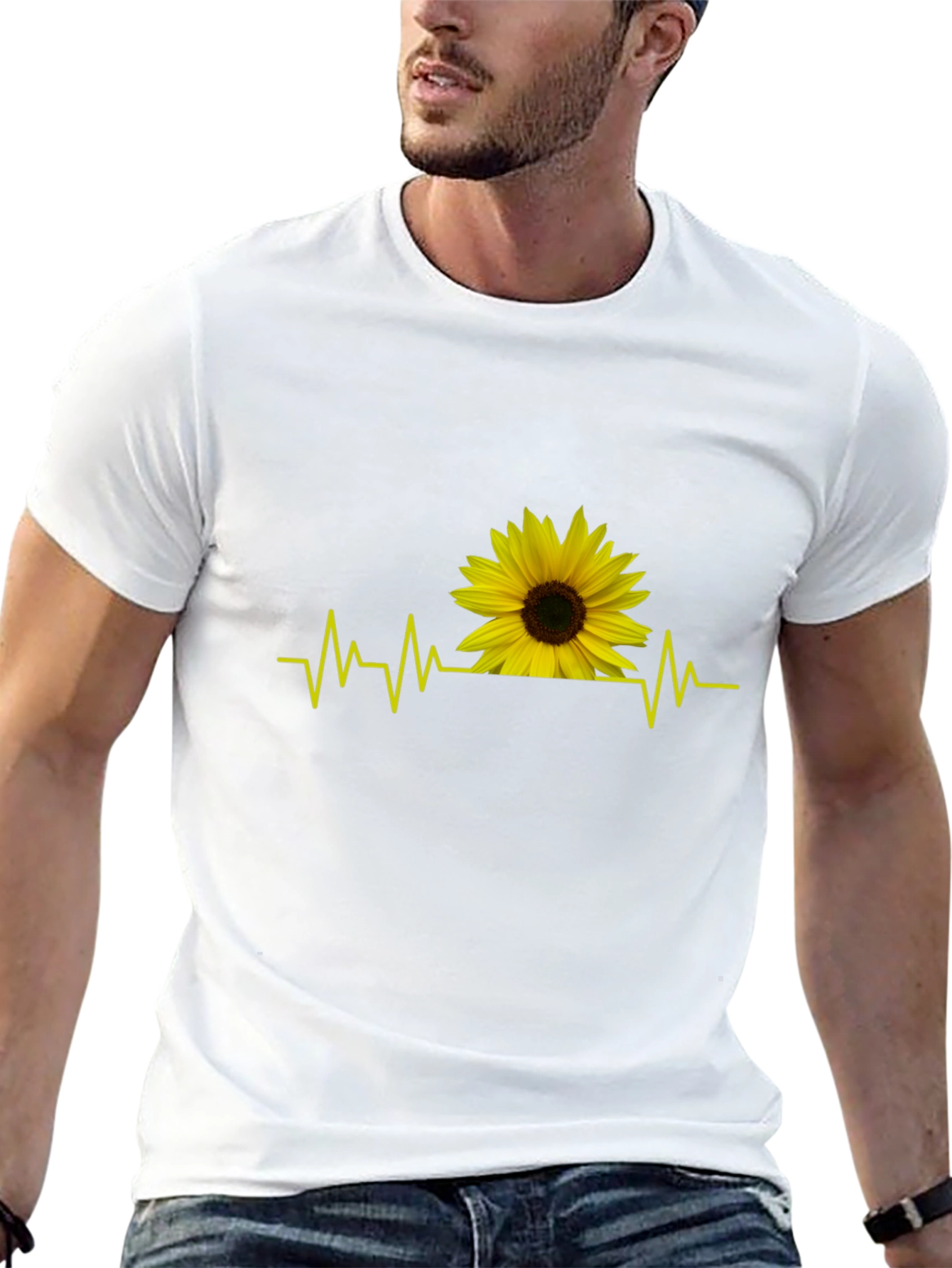 Sunflower Heartbeat T-Shirt