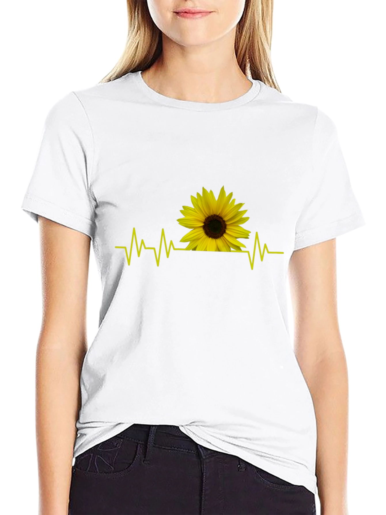 Sunflower Heartbeat T-Shirt