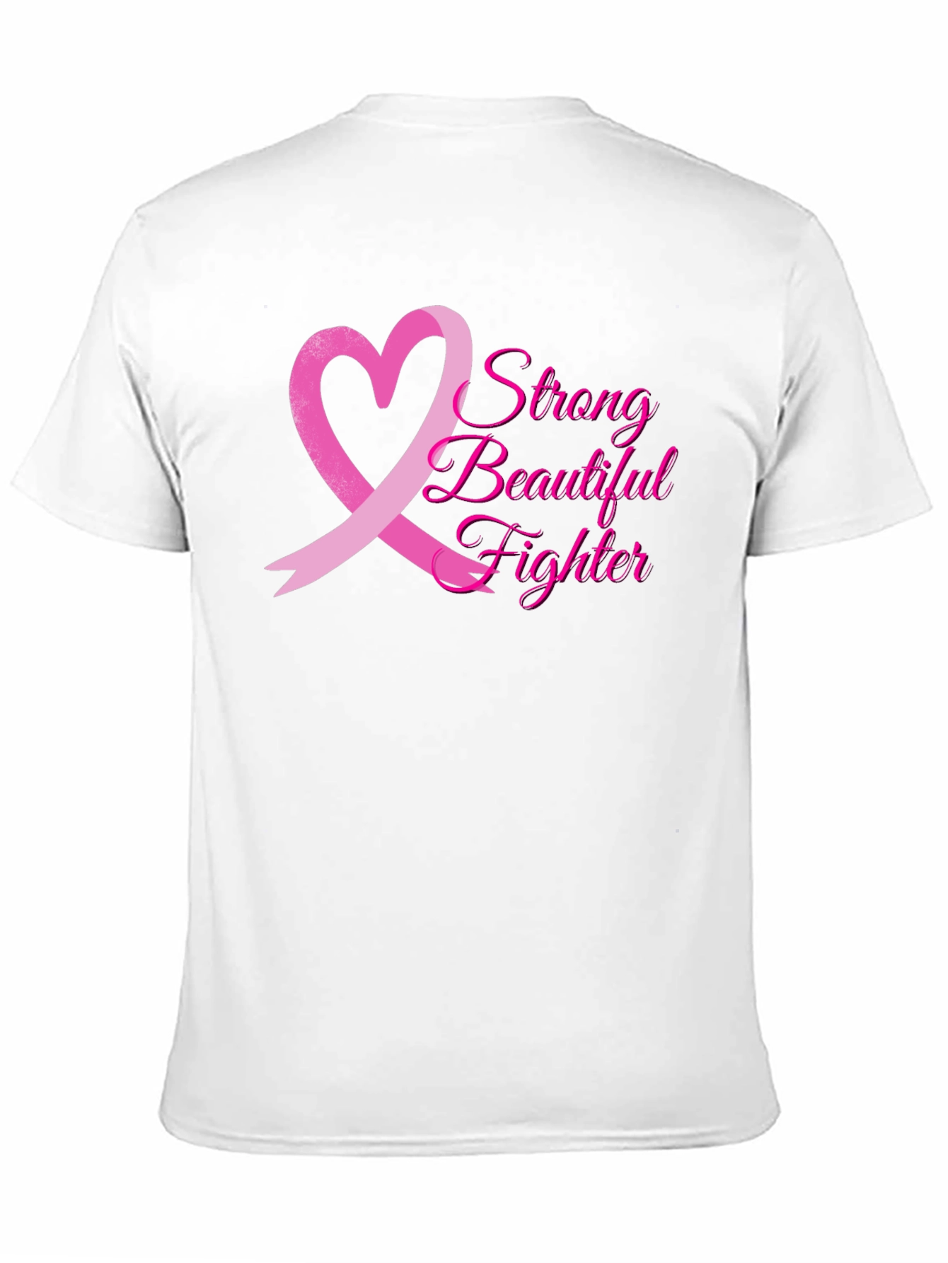 Breast Cancer Awareness T-Shirt: Strong Beautiful Fighter