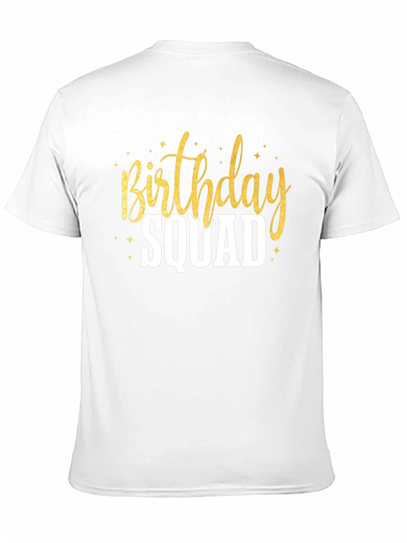 Birthday Squad Crew Neck T-Shirt