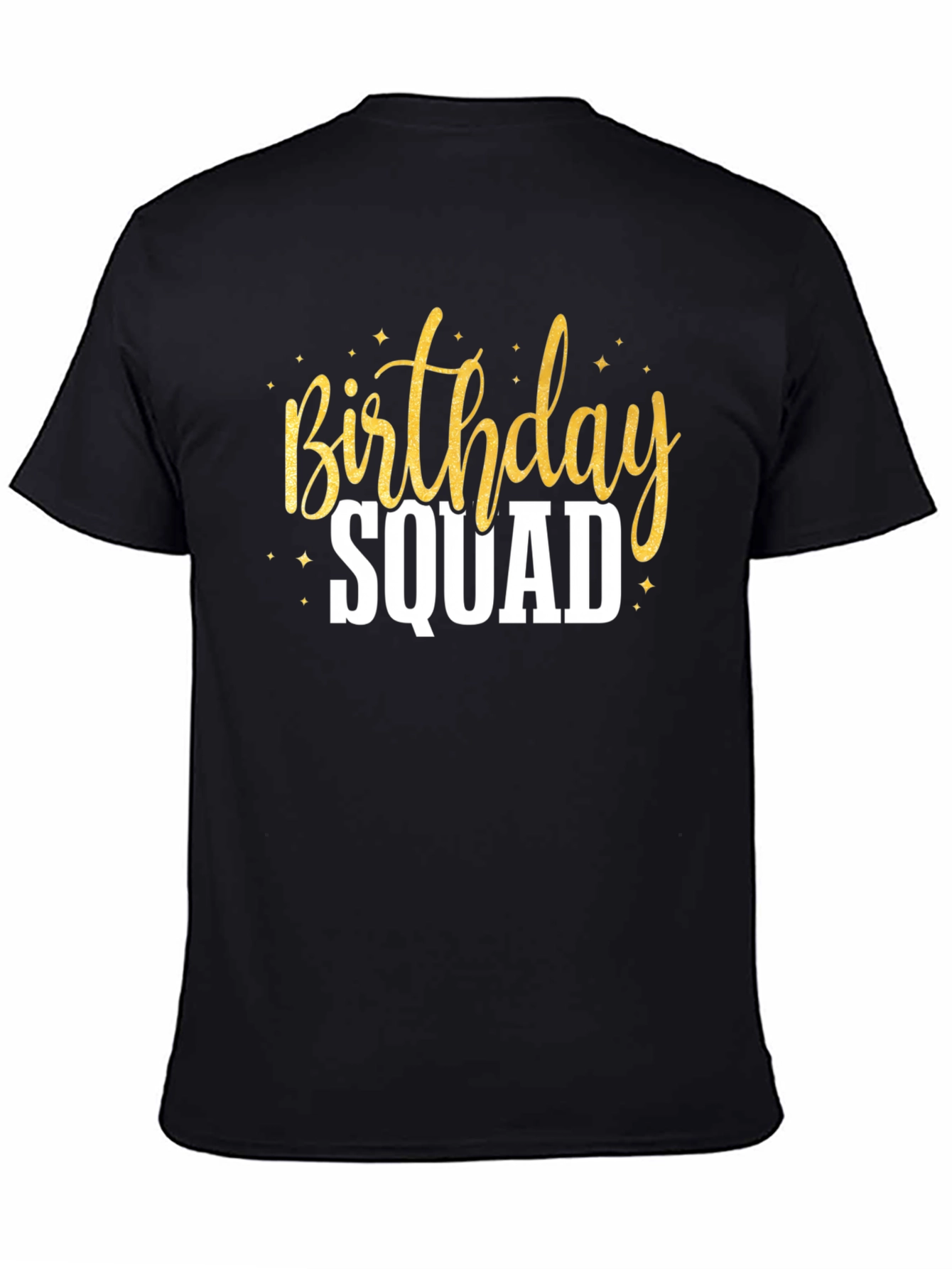 Birthday Squad Crew Neck T-Shirt