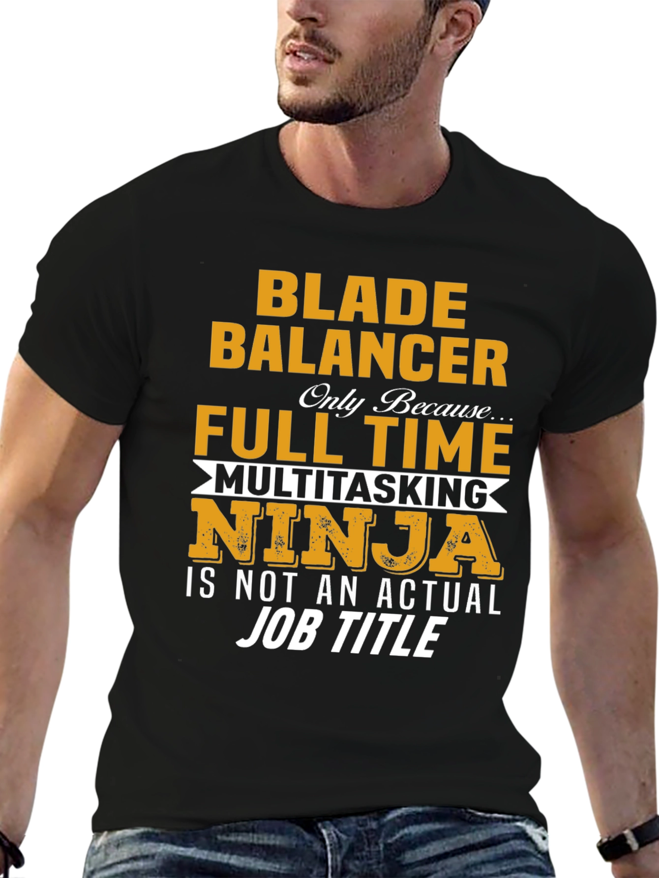 Blade Balancer Funny Job Title T-Shirt