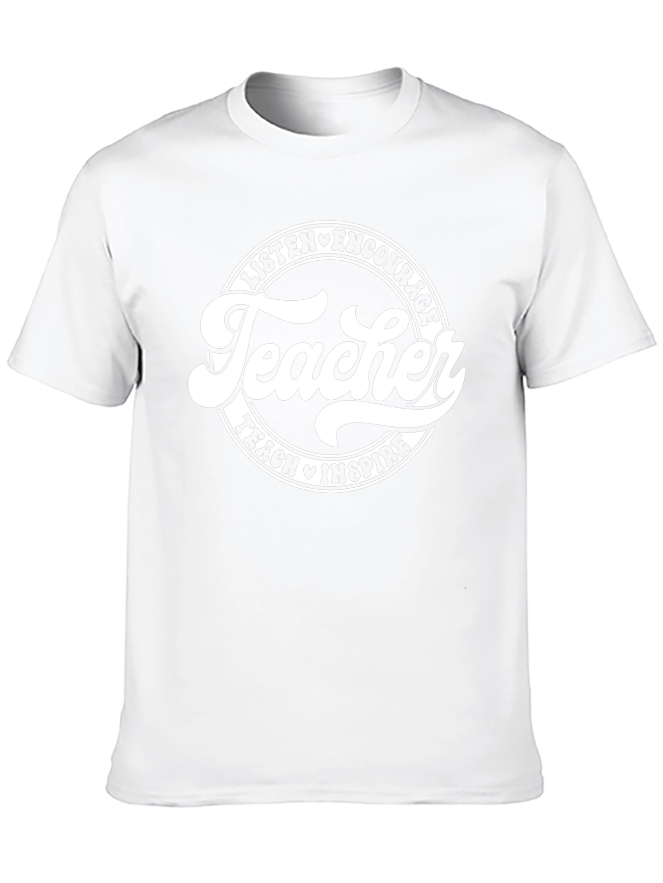 Teacher Inspire Black Graphic Tee