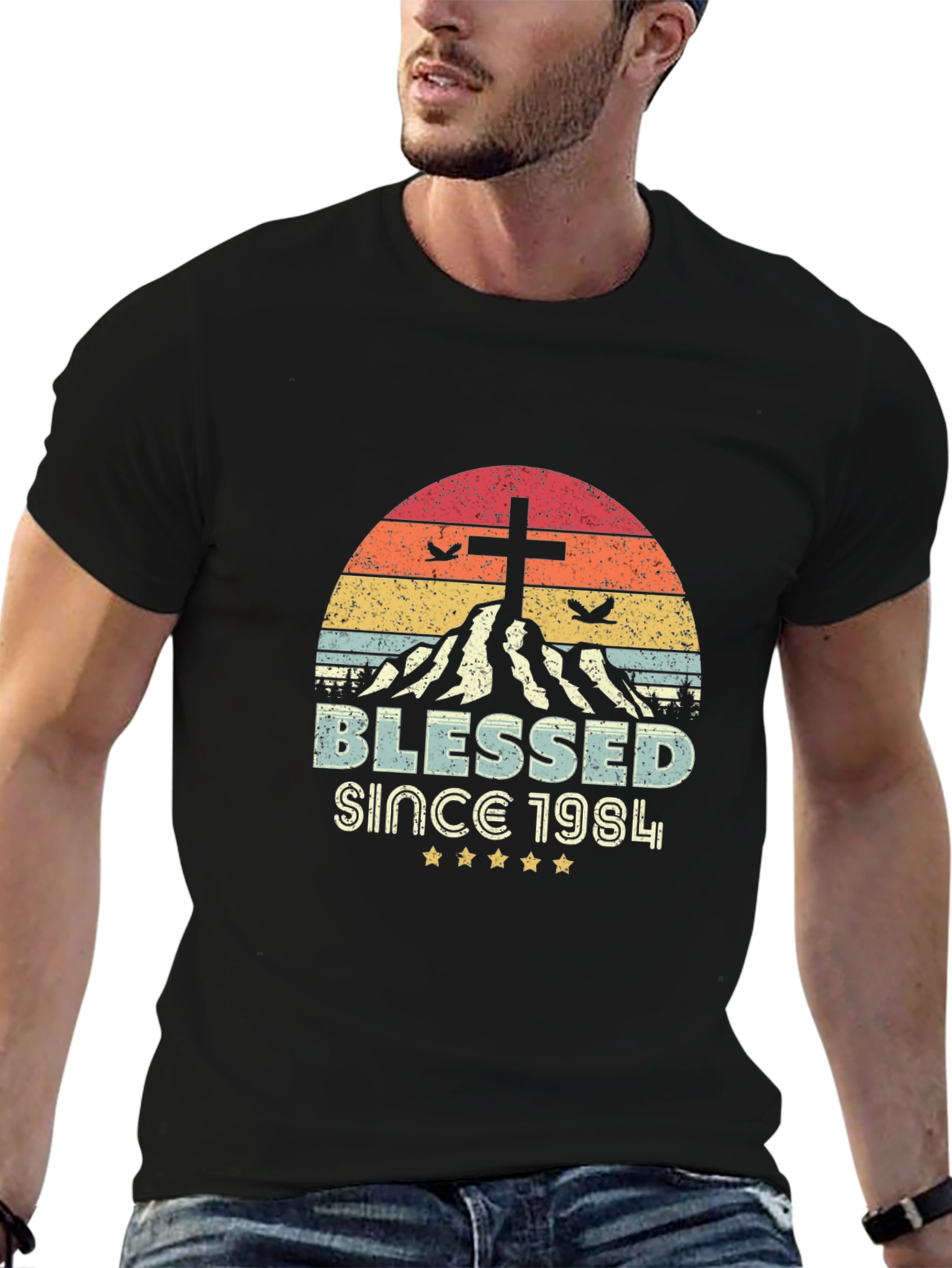 Blessed Since 1984 Graphic T-Shirt