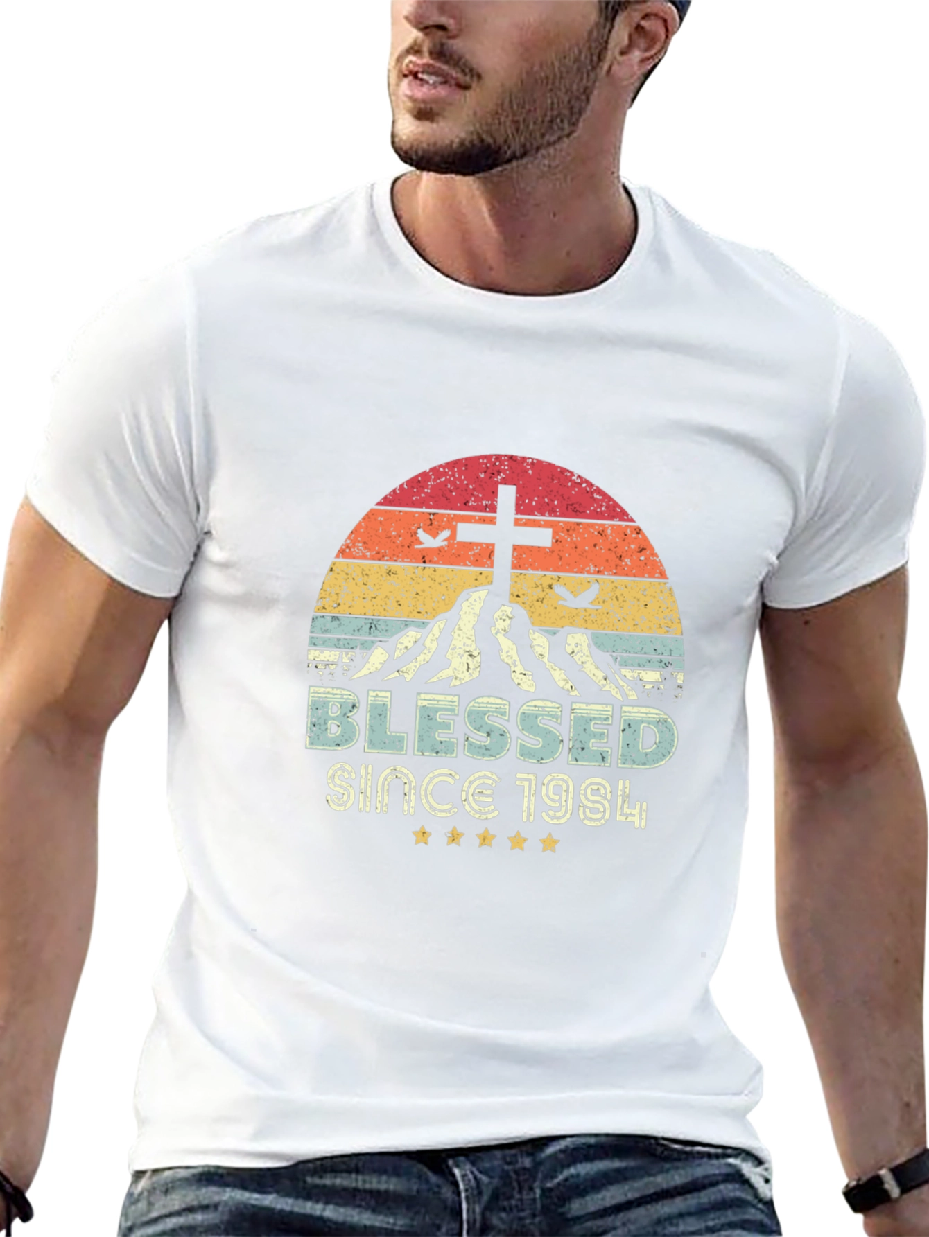 Blessed Since 1984 Graphic T-Shirt