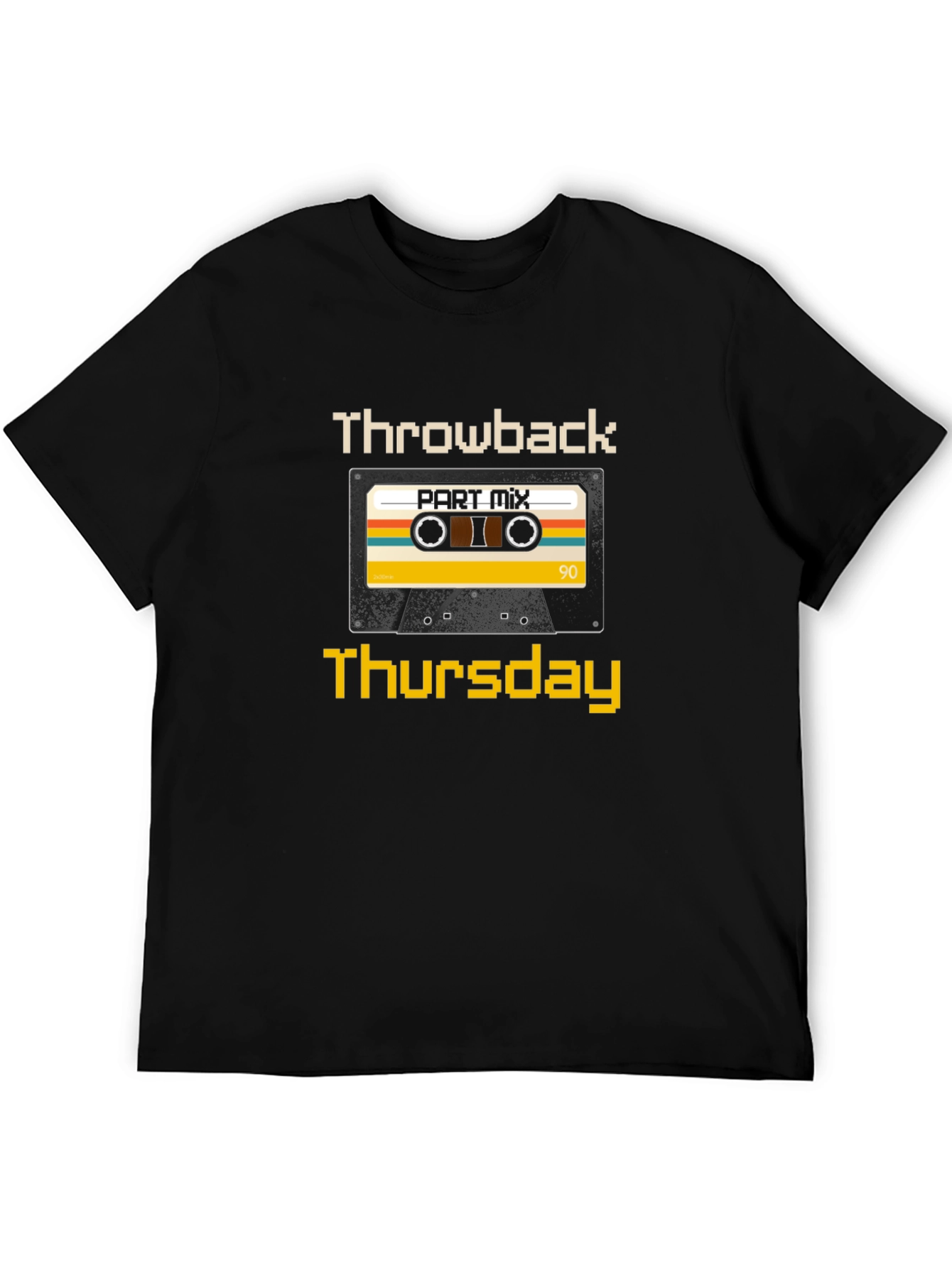 Retro Throwback Thursday Cassette Tape Graphic Tee