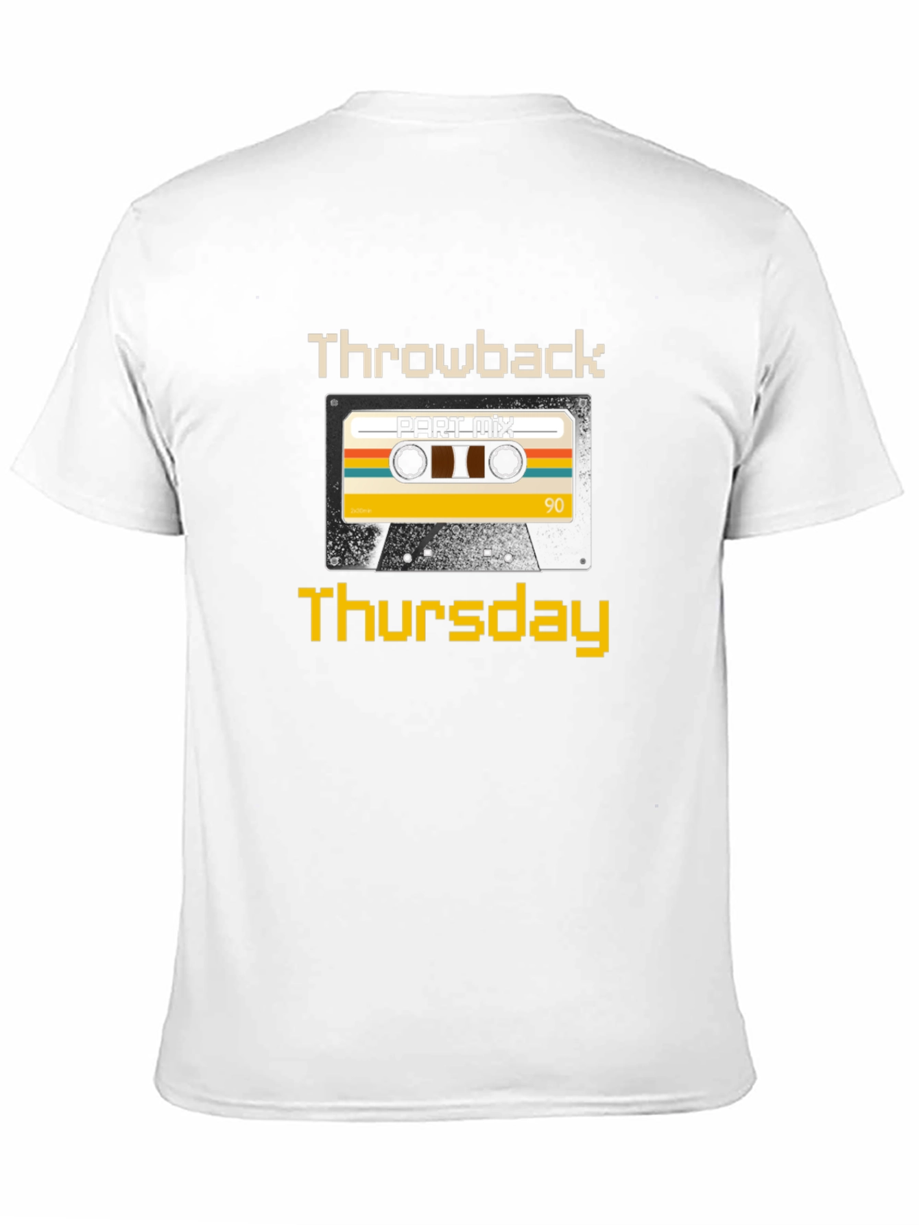 Retro Throwback Thursday Cassette Tape Graphic Tee