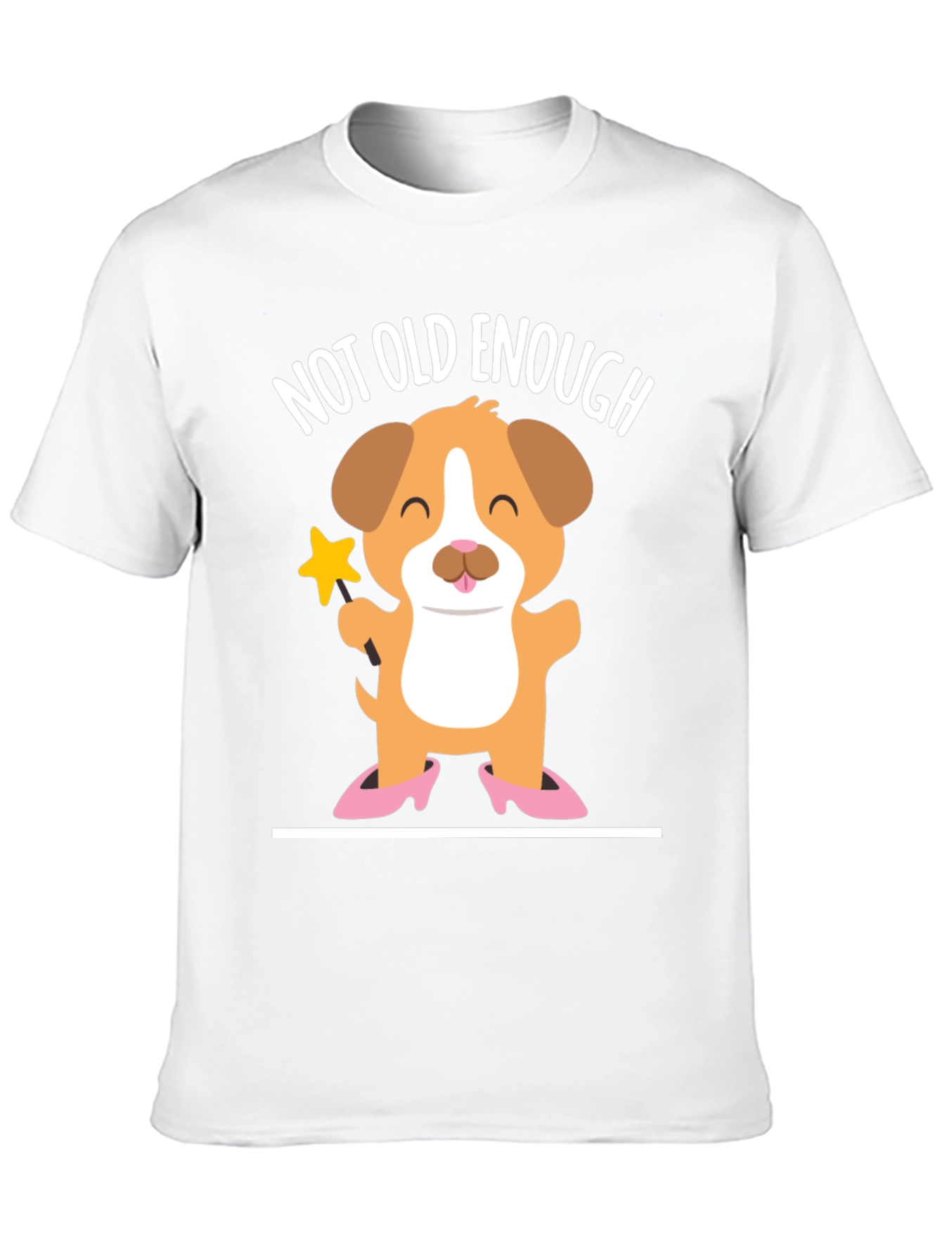 Cute Puppy T-Shirt - Not Old Enough
