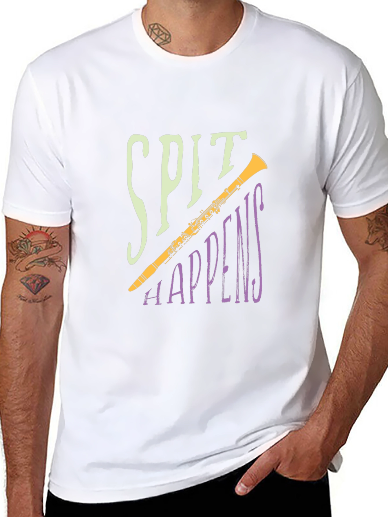 Spit Happens Clarinet T-Shirt