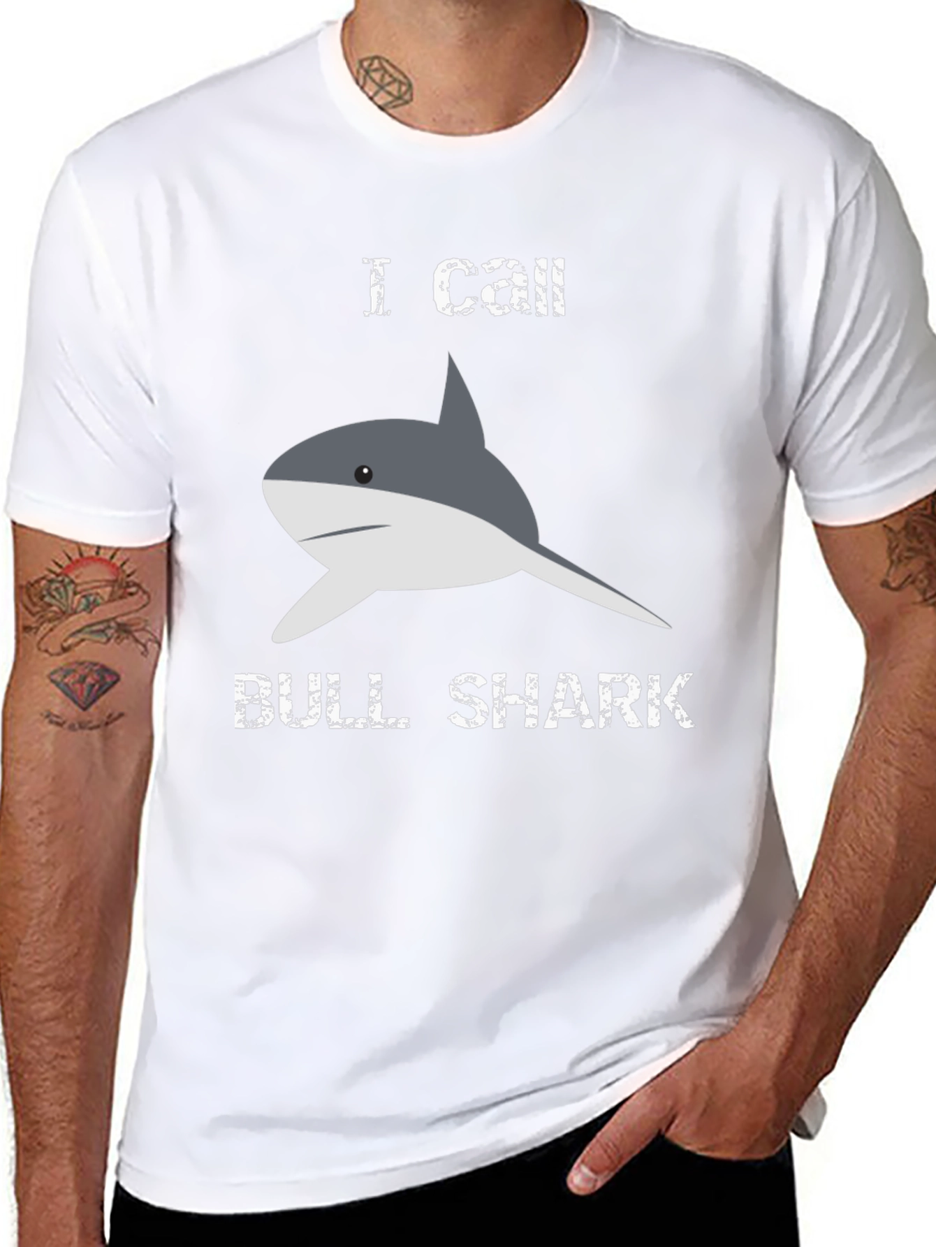 I Call Bull Shark T-Shirt - Novelty Graphic Tee