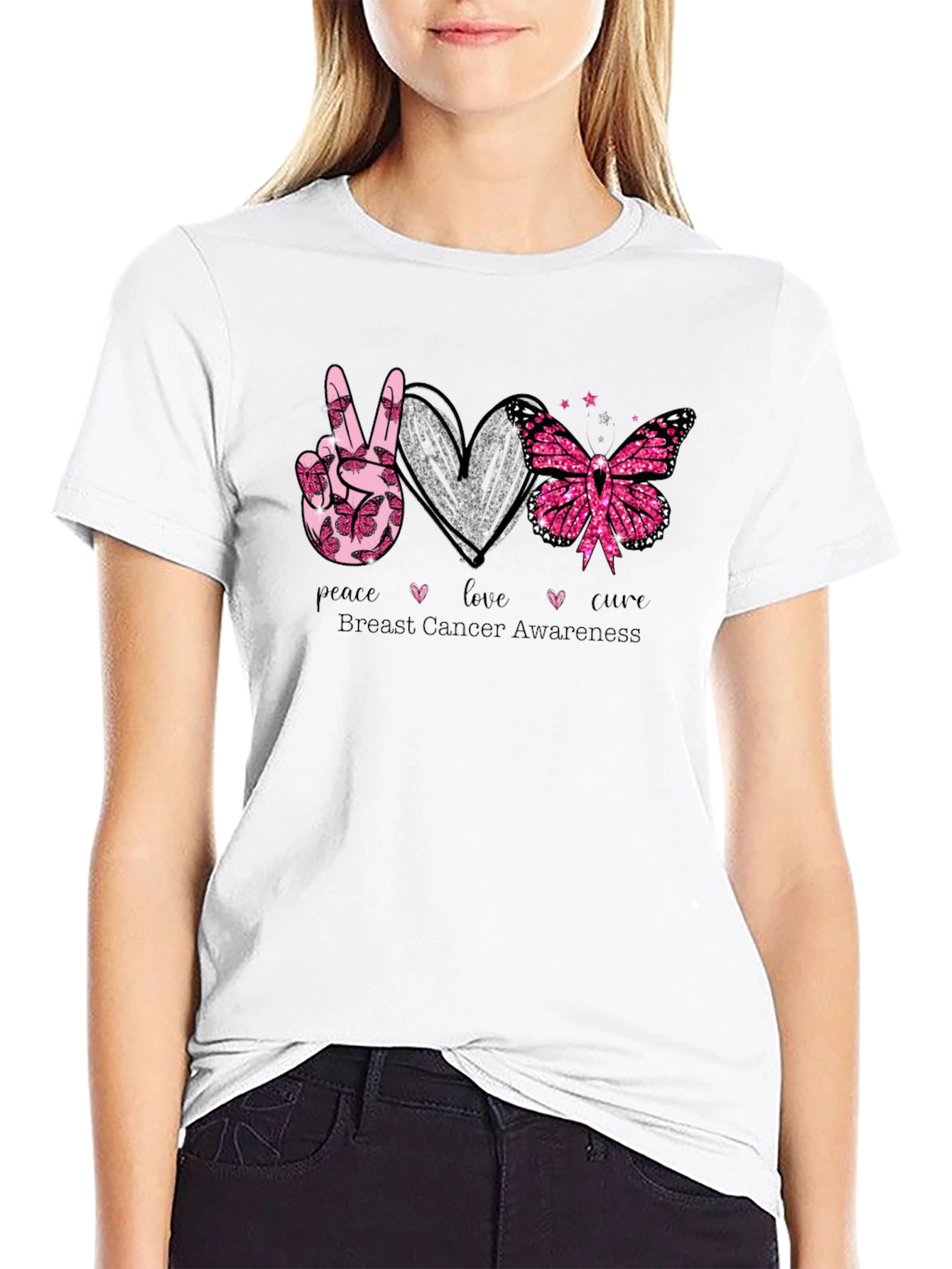 Breast Cancer Awareness Graphic Tee