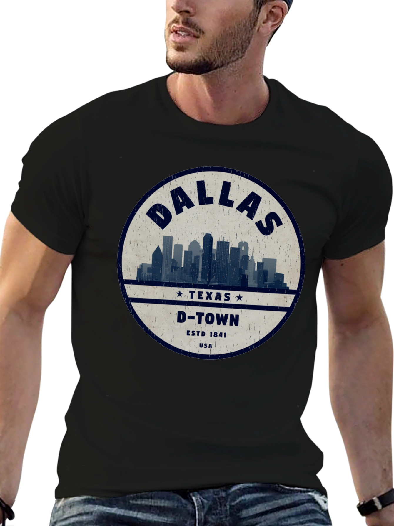 Dallas Texas D-Town Estd 1841 T-Shirt