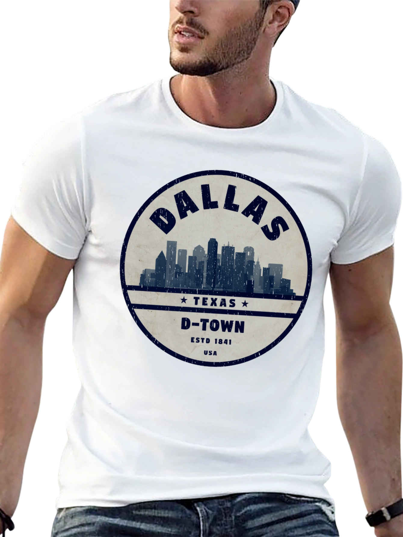 Dallas Texas D-Town Estd 1841 T-Shirt
