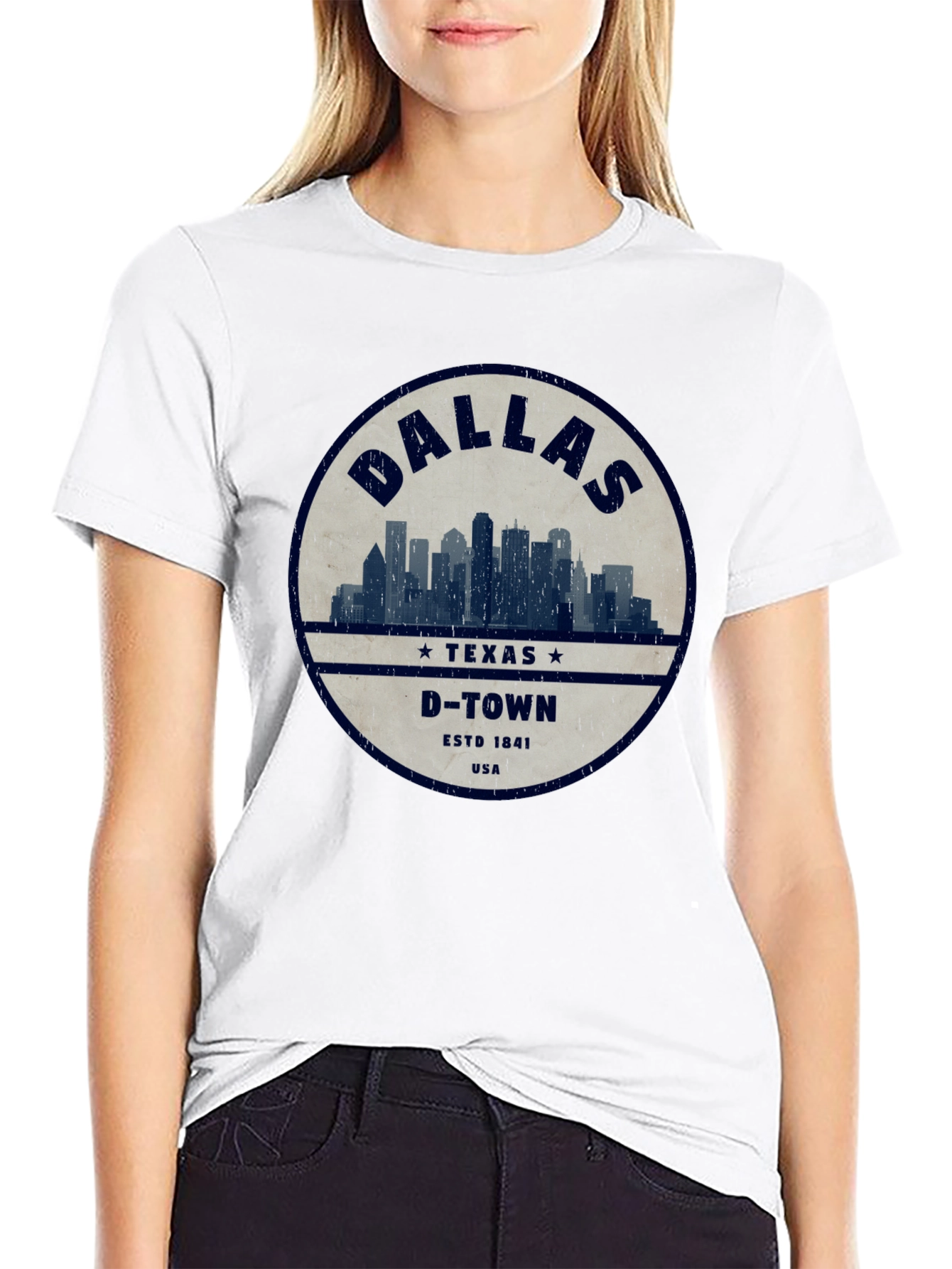 Dallas Texas D-Town Estd 1841 T-Shirt