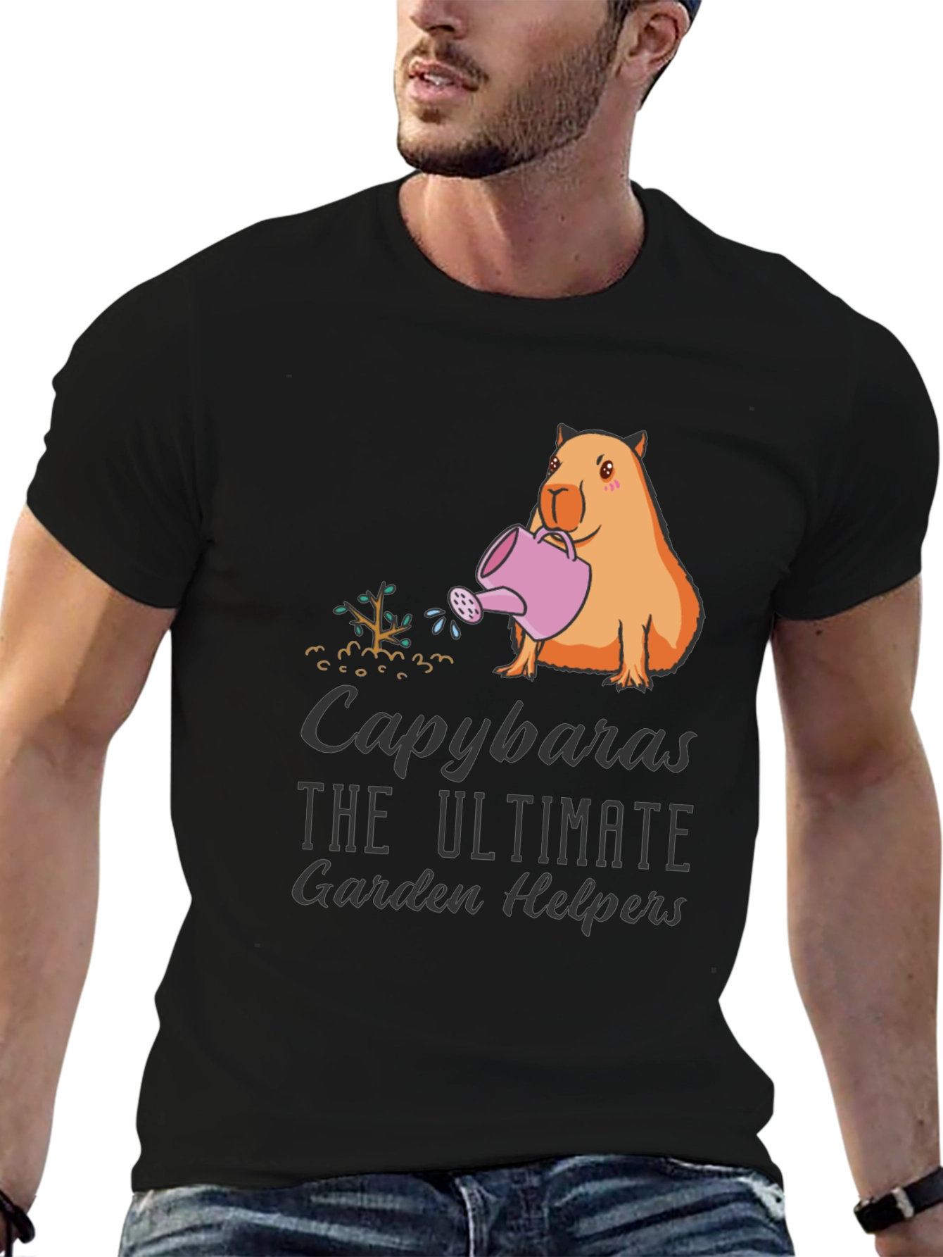 Capybara Garden Helper T-Shirt - Unisex