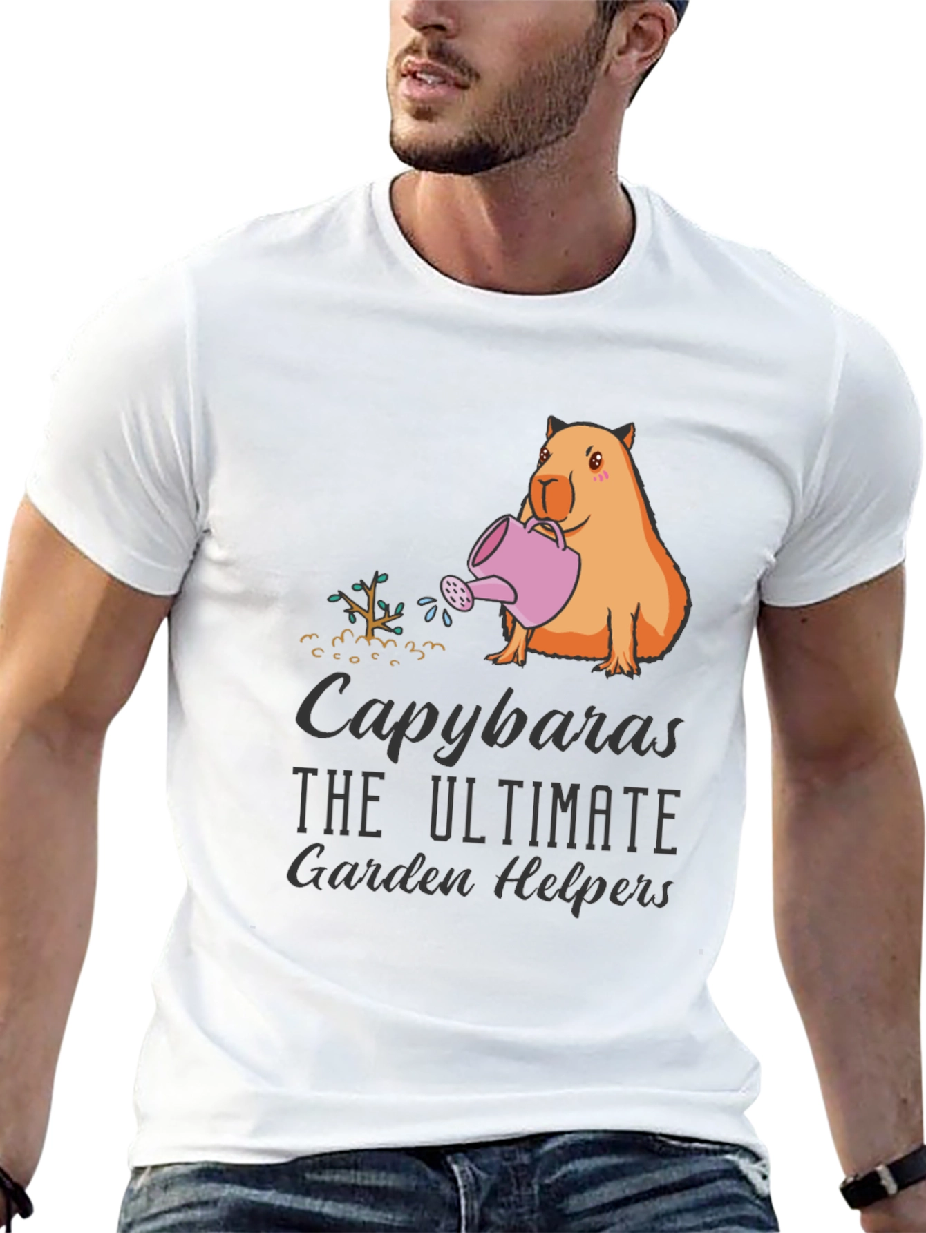 Capybara Garden Helper T-Shirt - Unisex