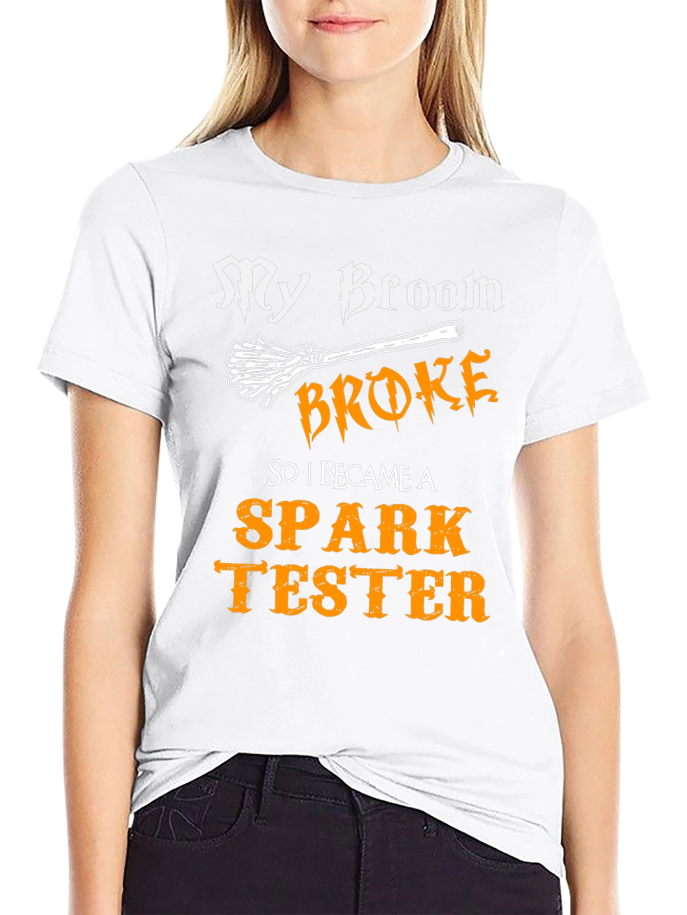 Spark Tester Funny Halloween T-Shirt