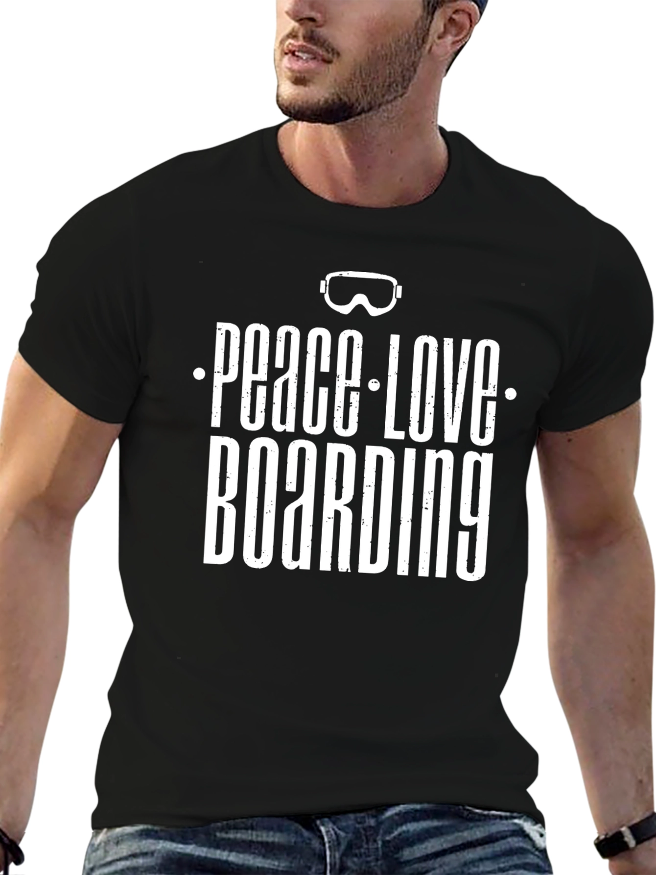 Peace Love Boarding Graphic Tee
