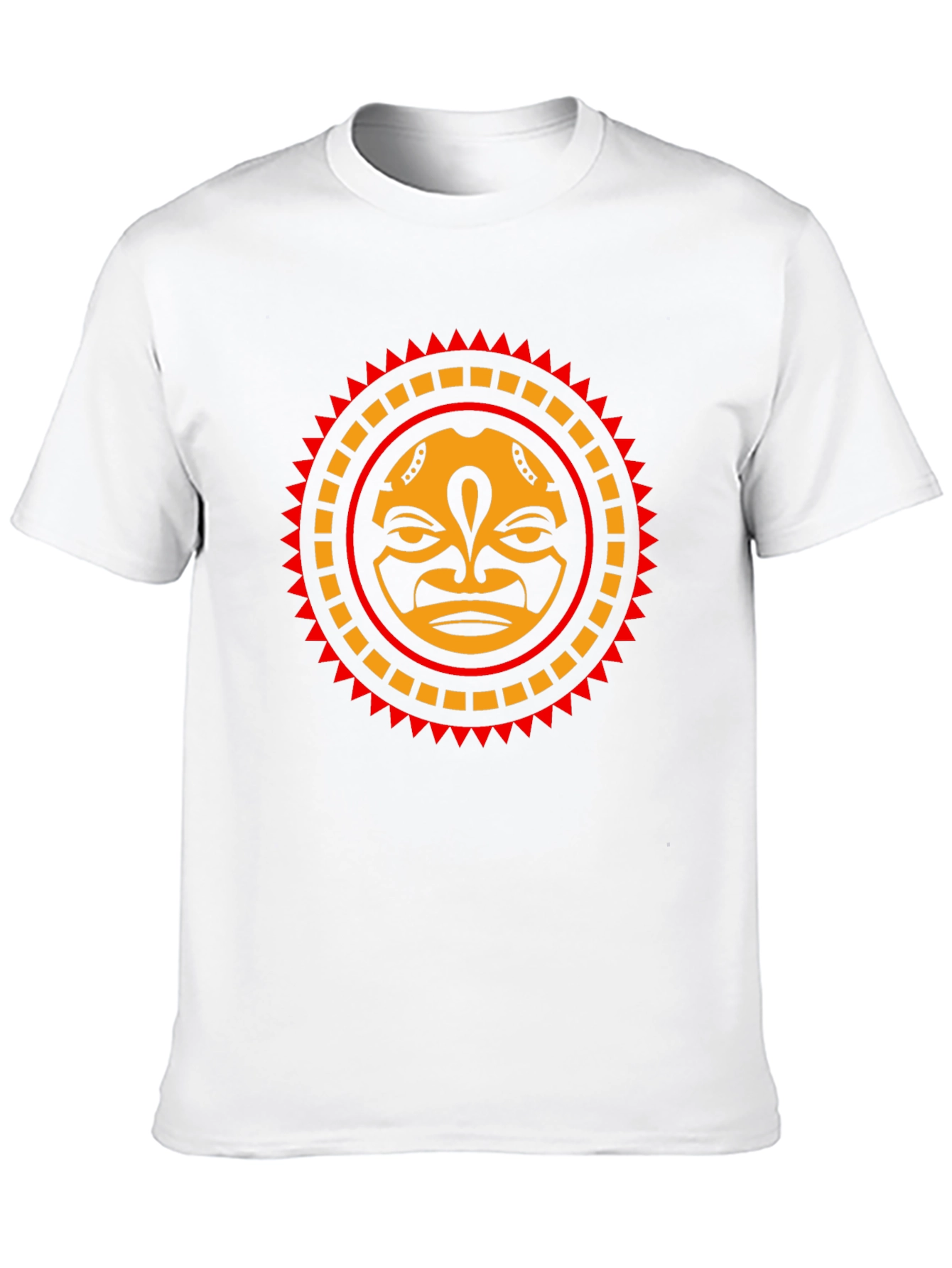 Tribal Sun Face Graphic Tee