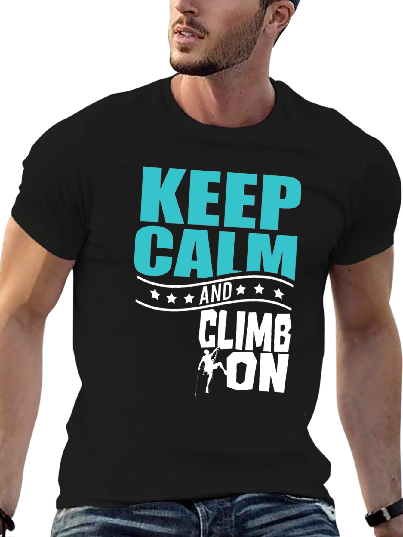 Keep Calm and Climb On Graphic T-Shirt