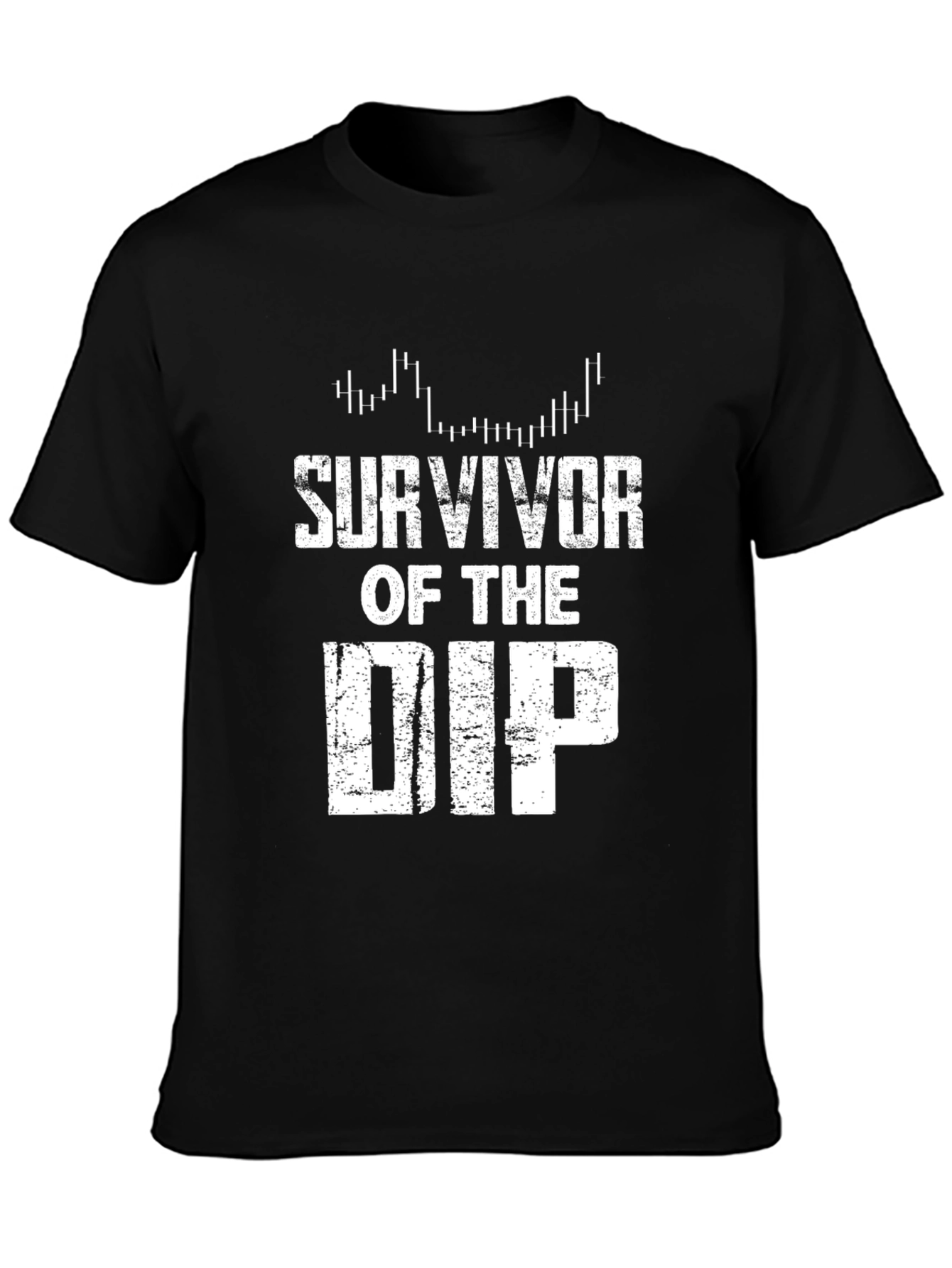 Survivor of the Dip Black Graphic T-Shirt