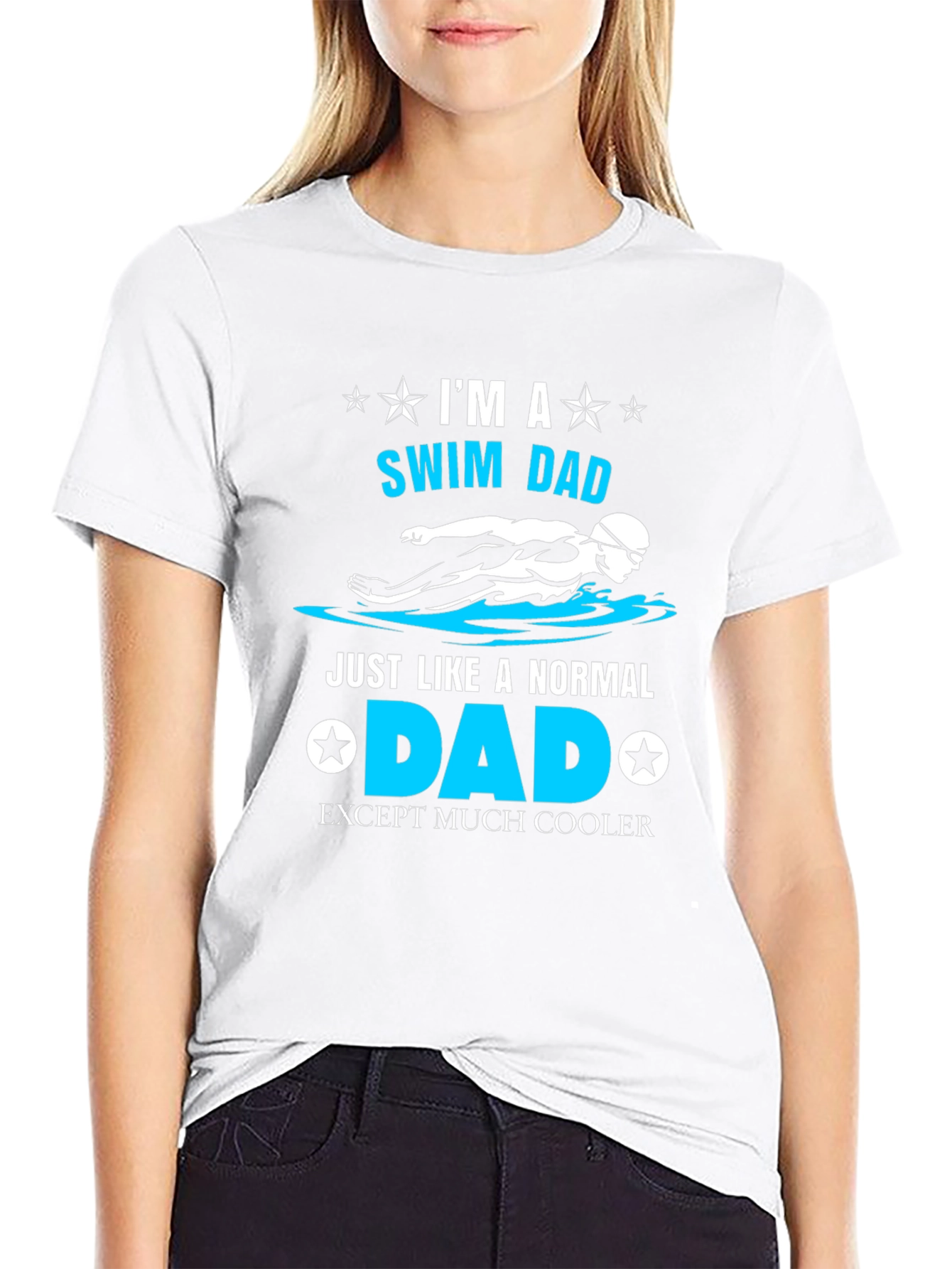 Swim Dad T-Shirt - Cool Fathers Day Gift