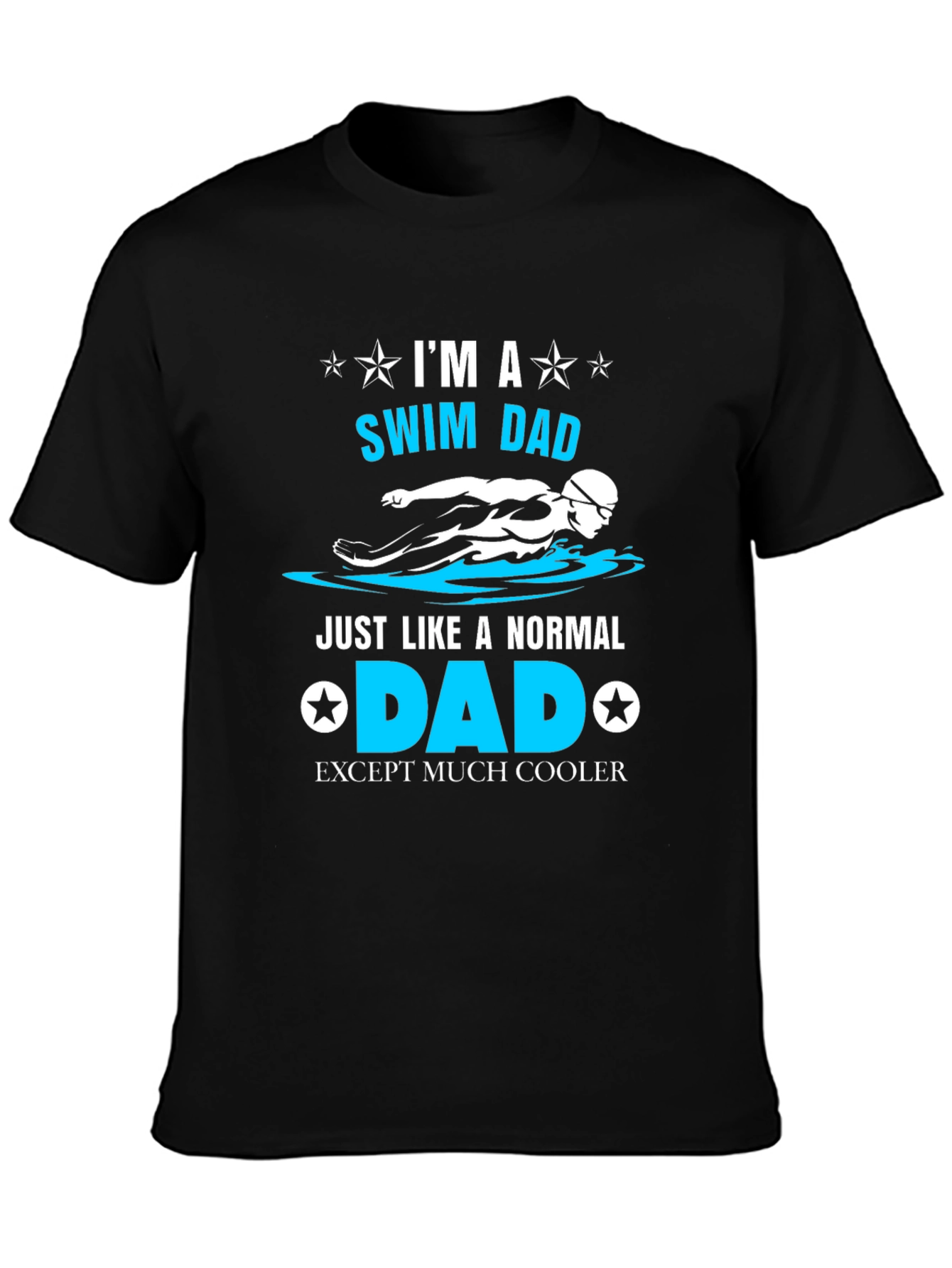 Swim Dad T-Shirt - Cool Fathers Day Gift