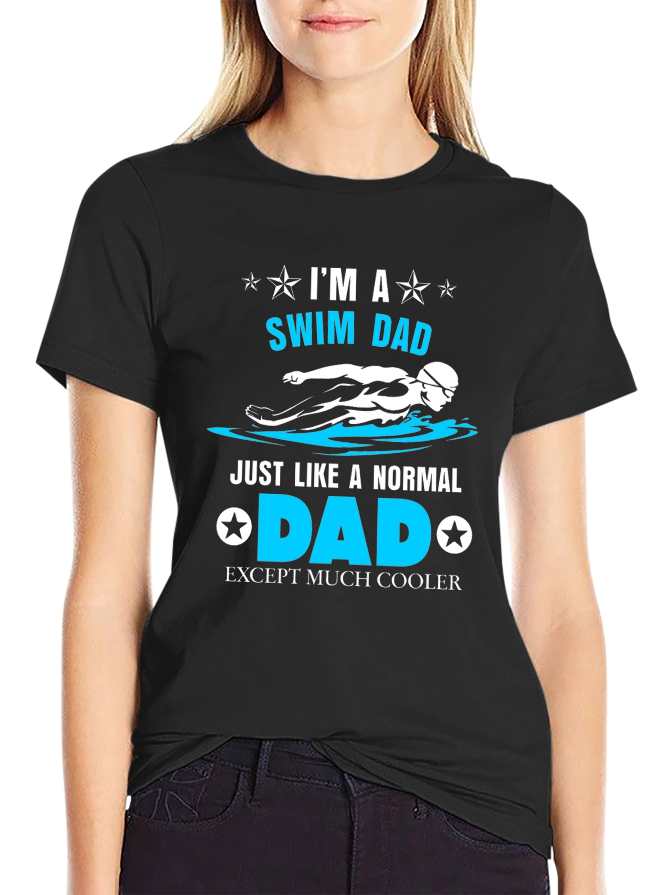 Swim Dad T-Shirt - Cool Fathers Day Gift