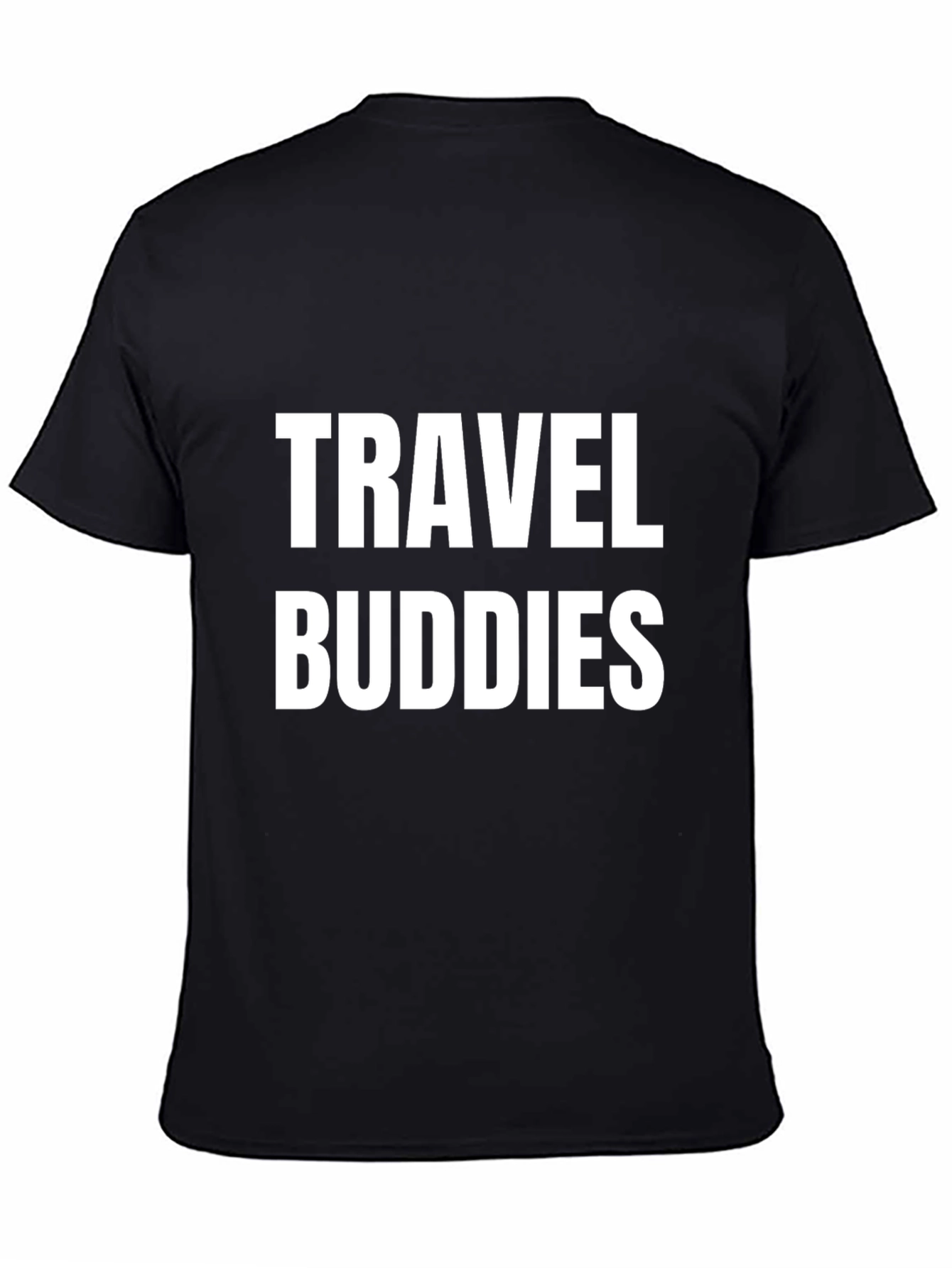 Travel Buddies Black T-Shirt