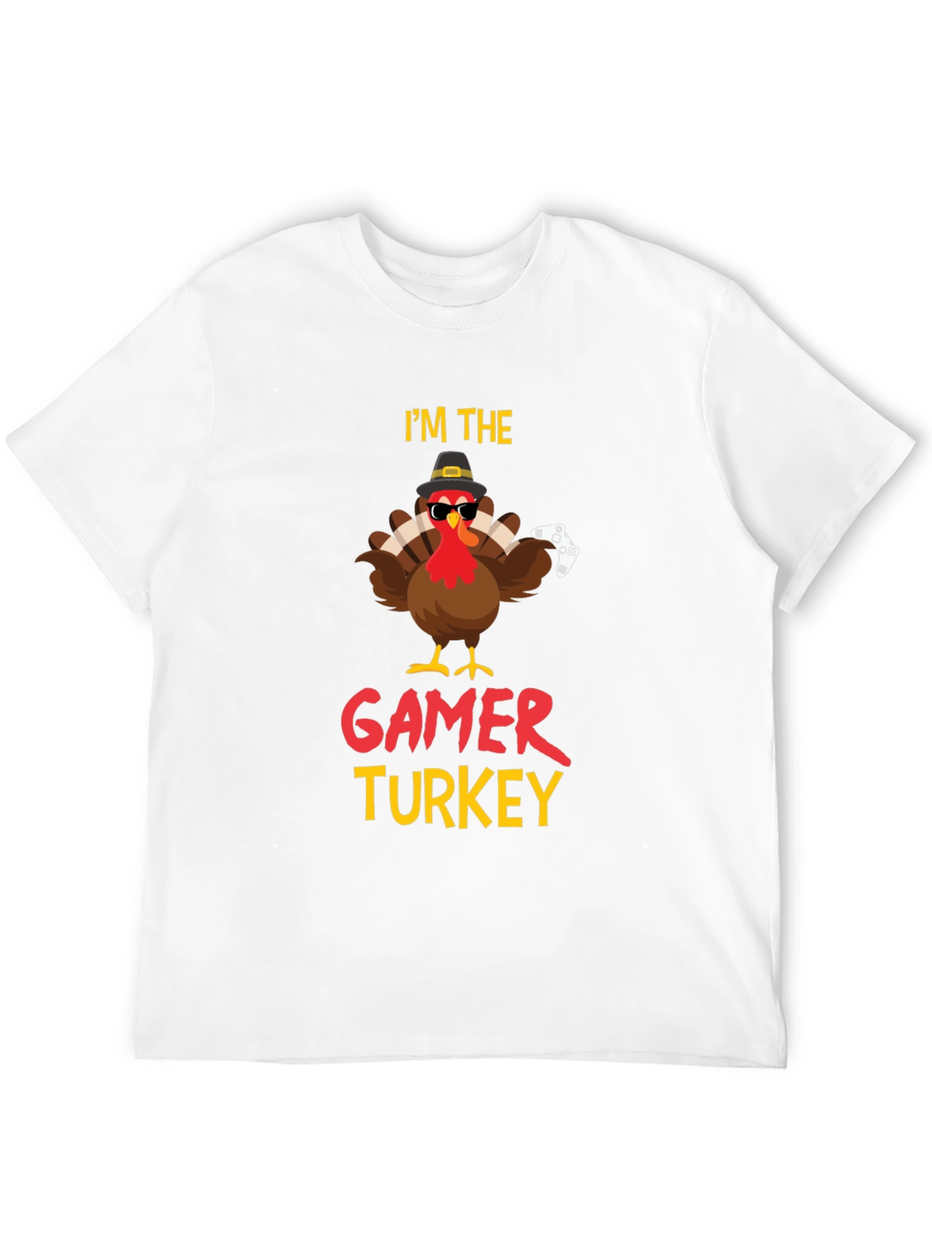 Gamer Turkey Graphic T-Shirt - Thanksgiving Fun!