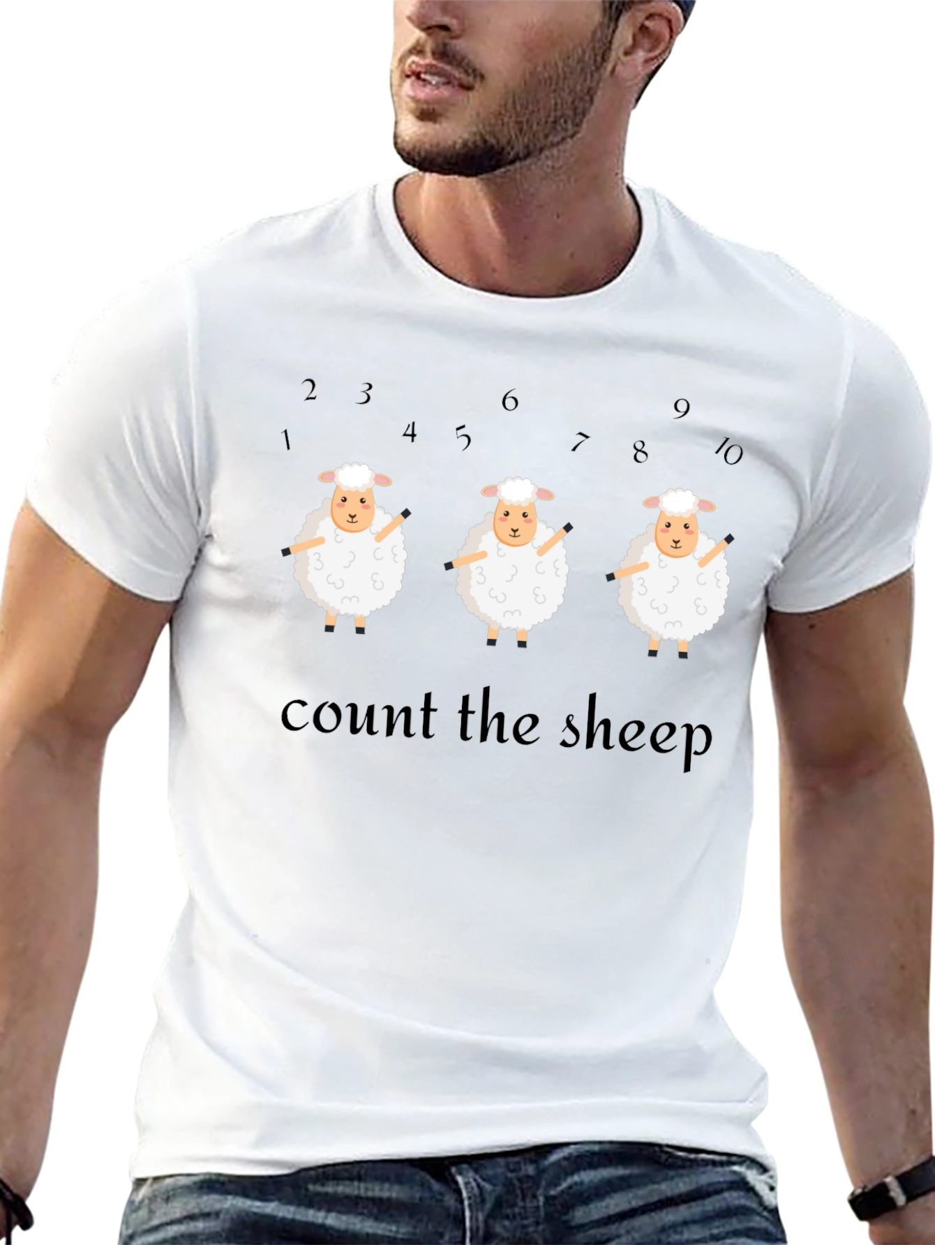 Count the Sheep Graphic T-Shirt
