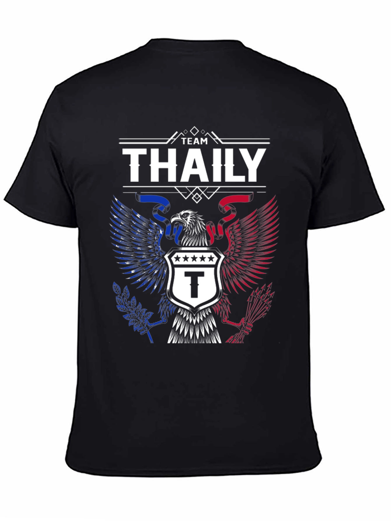Team Thaily Patriotic T-Shirt: Eagle Shield Design