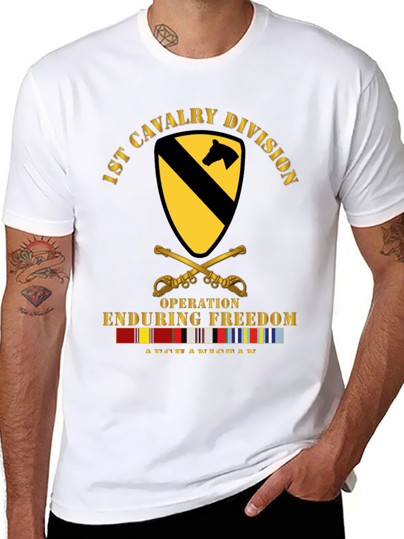 1st Cavalry Division Operation Enduring Freedom T-Shirt